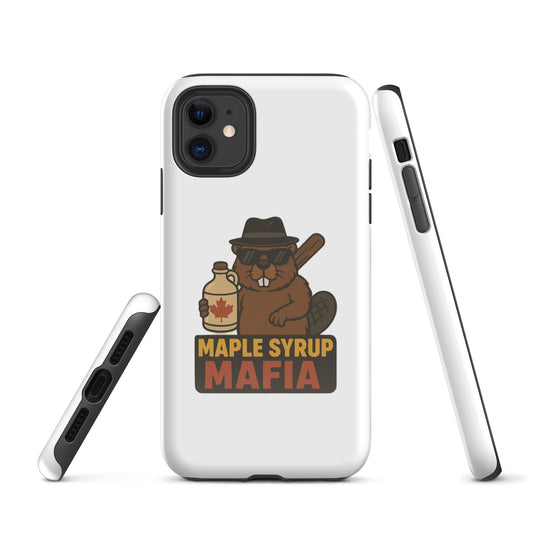 Maple Syrup Mafia Tough Case for iPhone®  from Rare Plus Apparel – unique movie & pop culture inspired design.