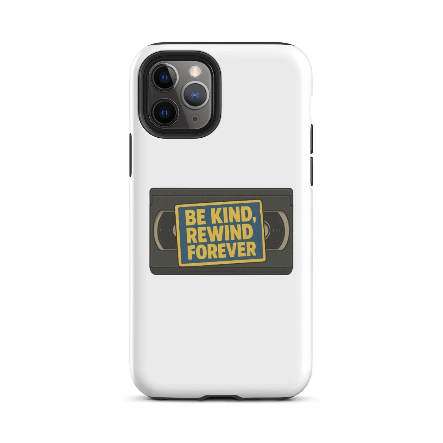 Be Kind, Rewind Forever Tough Case for iPhone®  from Rare Plus Apparel – unique movie & pop culture inspired design.