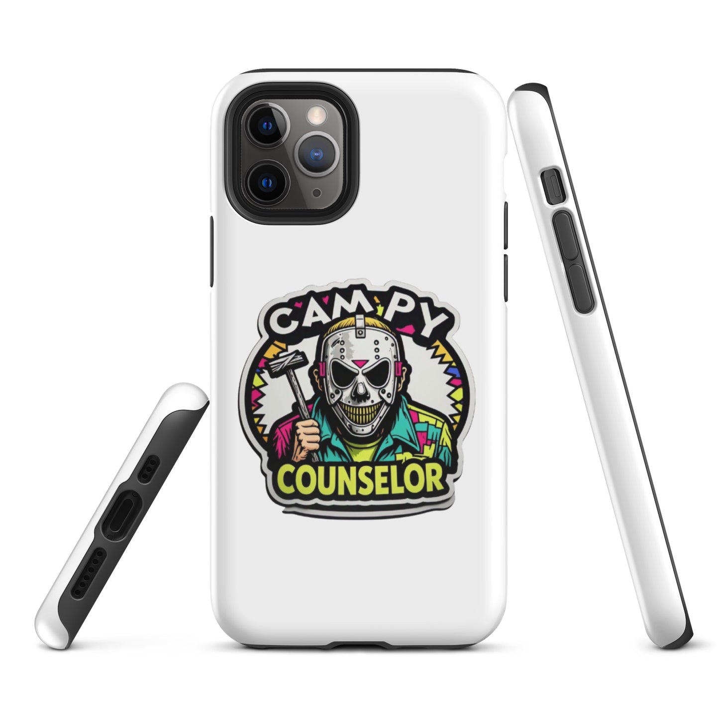 Campy Counselor Tough Case for iPhone®  from Rare Plus Apparel – unique movie & pop culture inspired design.