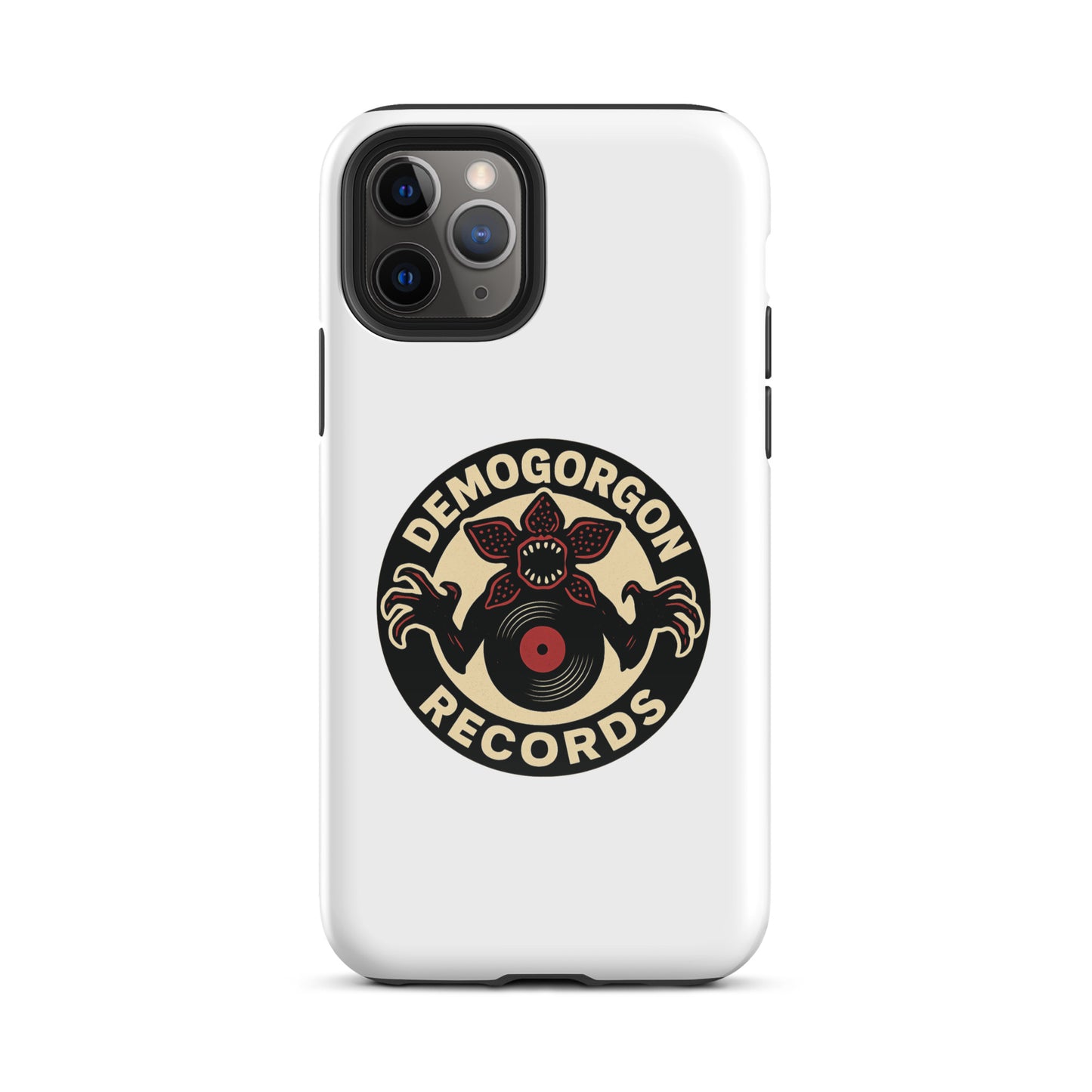 Demogorgon Records Tough Case for iPhone®  from Rare Plus Apparel – unique movie & pop culture inspired design.