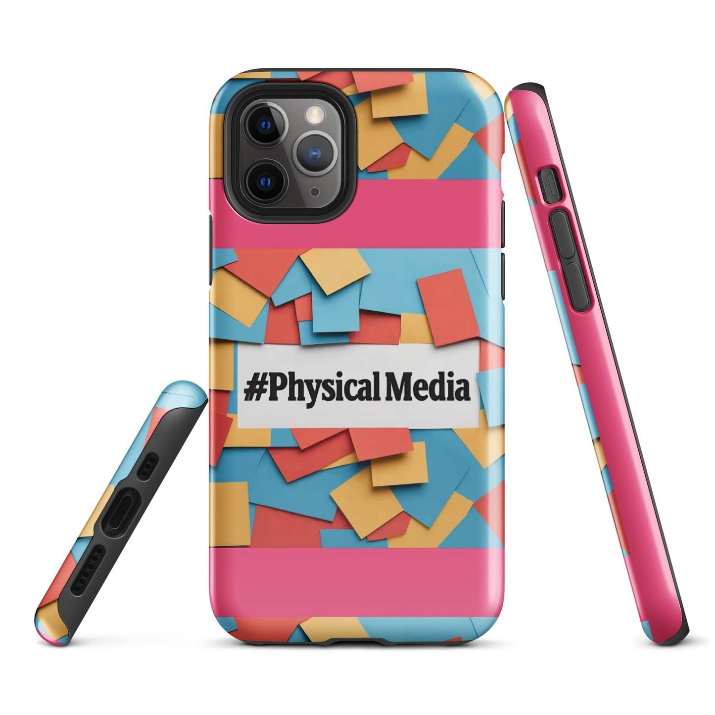 #PhysicalMedia Tough Case for iPhone®  from Rare Plus Apparel – unique movie & pop culture inspired design.