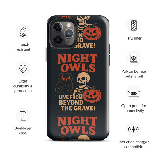 Night Owls — Live from Beyond the Grave! Tough Case for iPhone
