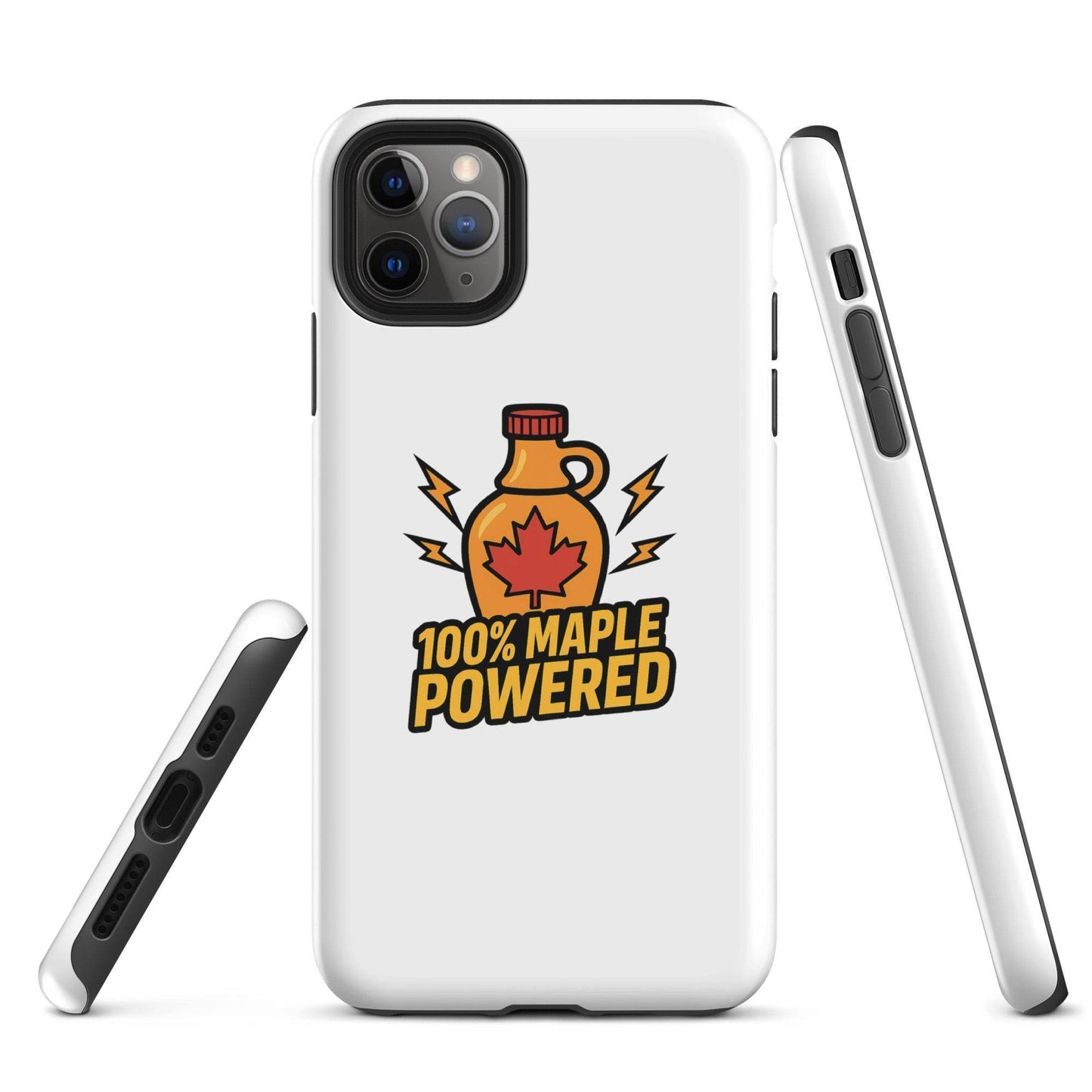 100% Maple Powered Tough Case for iPhone®  from Rare Plus Apparel – unique movie & pop culture inspired design.
