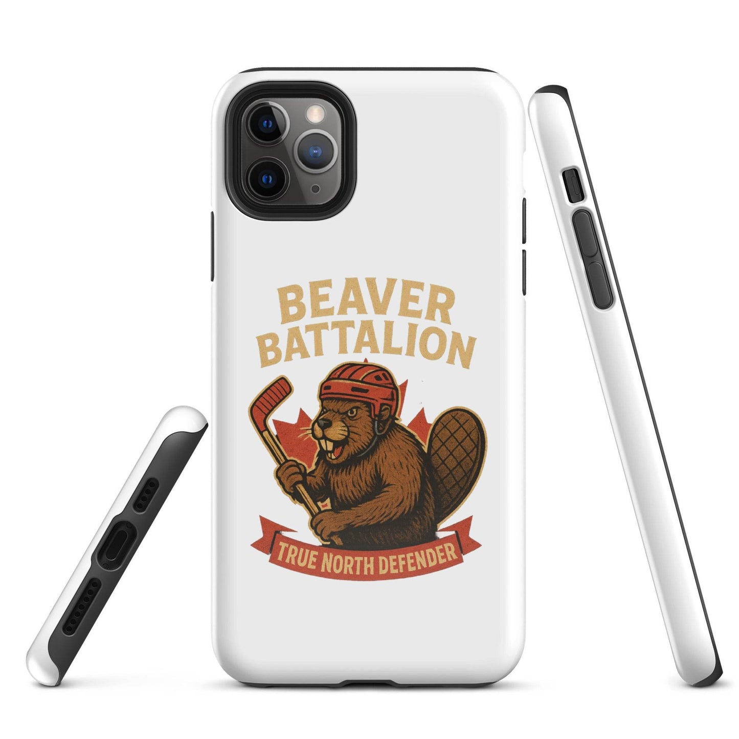 Beaver Battalion – True North Defender Tough Case for iPhone®  from Rare Plus Apparel – unique movie & pop culture inspired design.