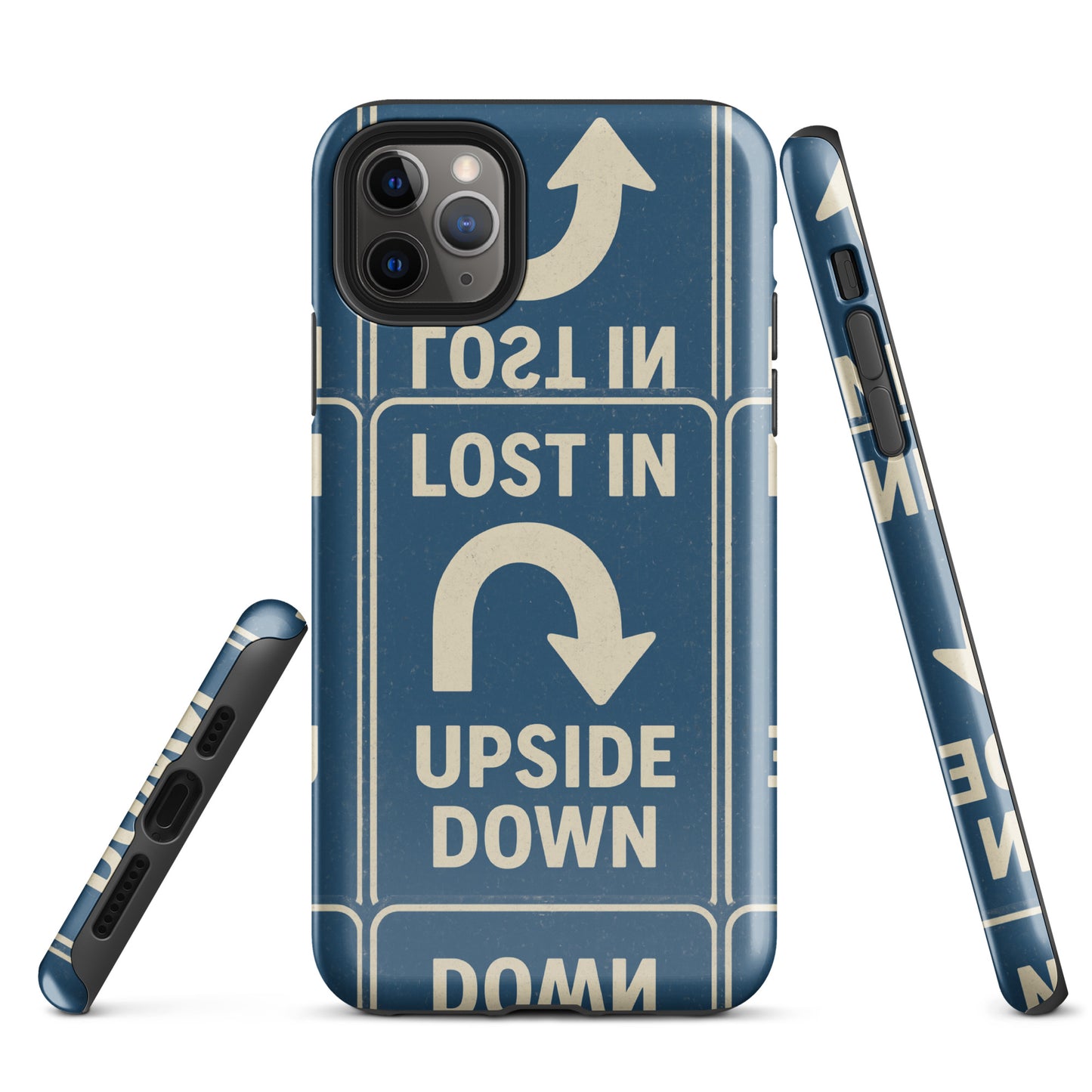 Lost in the Upside Down Tough Case for iPhone®  from Rare Plus Apparel – unique movie & pop culture inspired design.