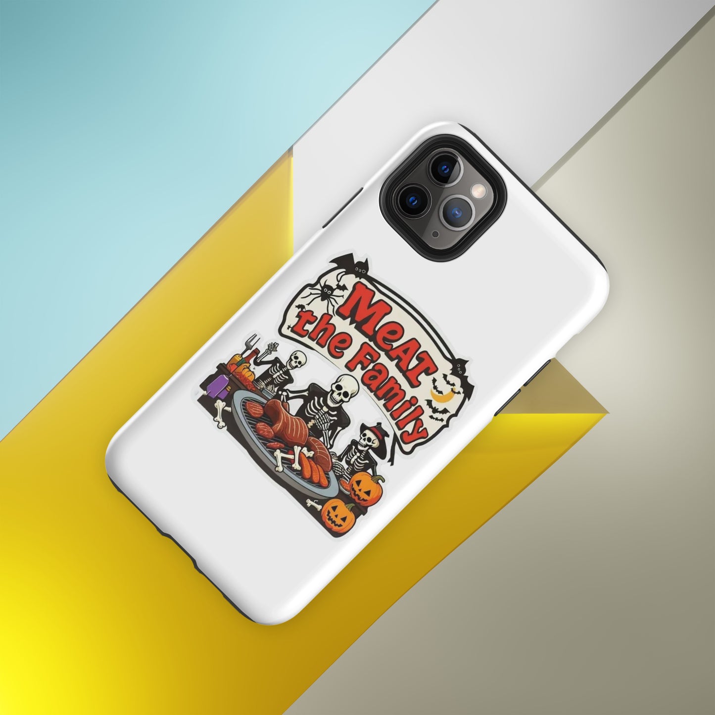 Meat The Family Tough Case for iPhone®  from Rare Plus Apparel – unique movie & pop culture inspired design.