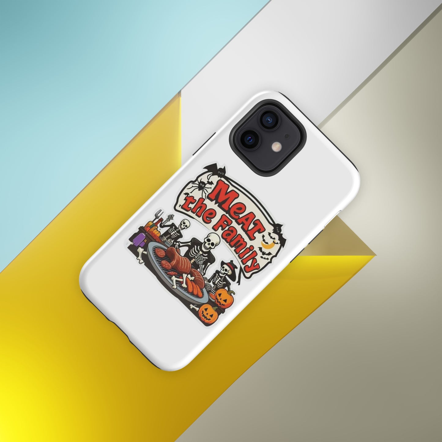 Meat The Family Tough Case for iPhone®  from Rare Plus Apparel – unique movie & pop culture inspired design.
