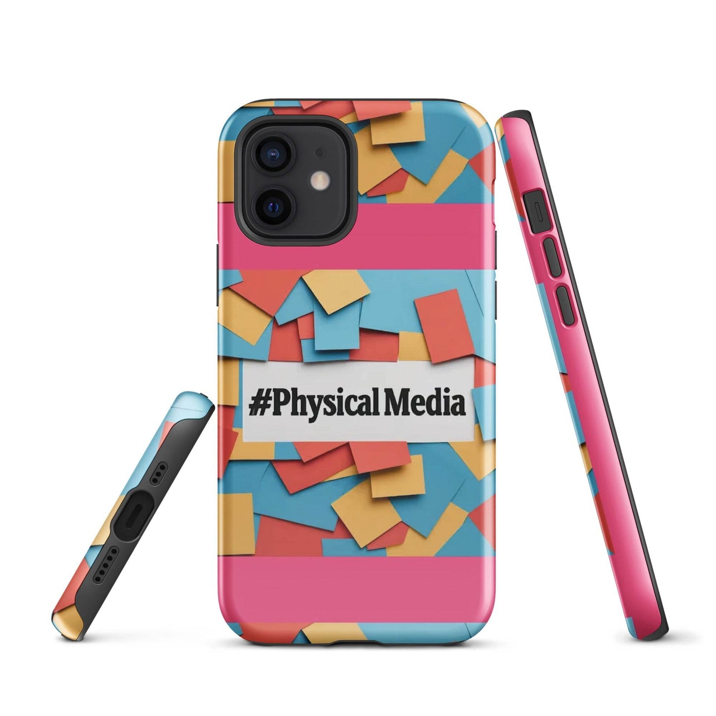 #PhysicalMedia Tough Case for iPhone®  from Rare Plus Apparel – unique movie & pop culture inspired design.
