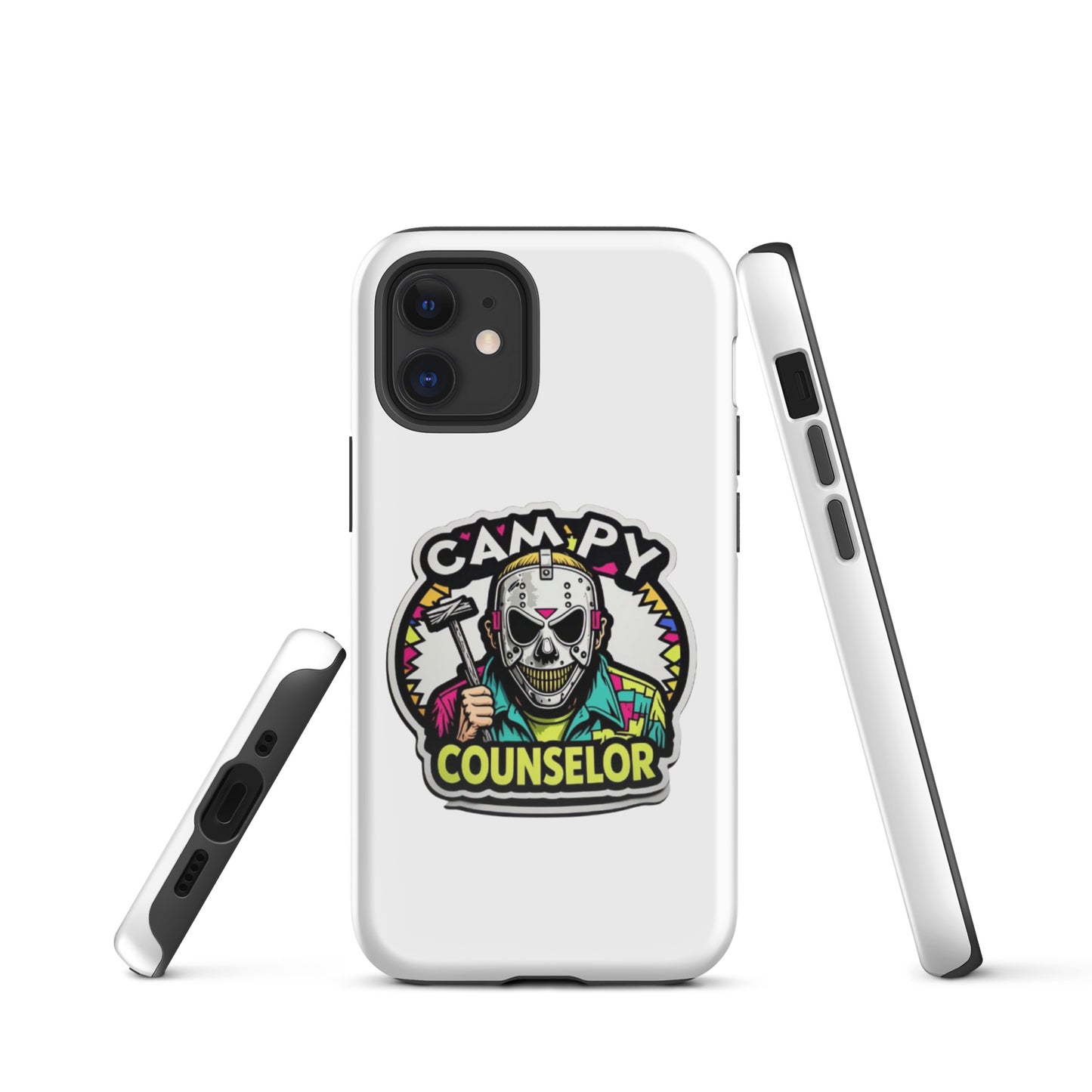 Campy Counselor Tough Case for iPhone®  from Rare Plus Apparel – unique movie & pop culture inspired design.