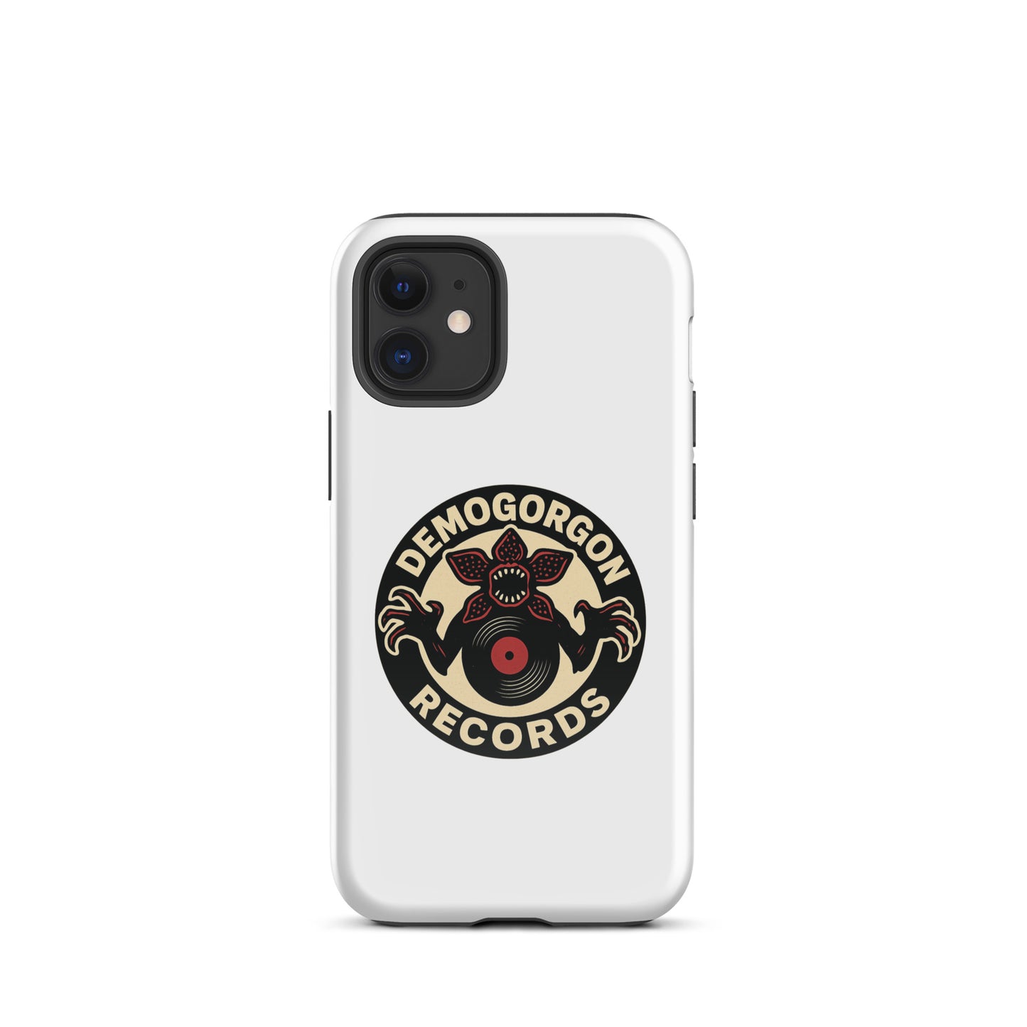Demogorgon Records Tough Case for iPhone®  from Rare Plus Apparel – unique movie & pop culture inspired design.