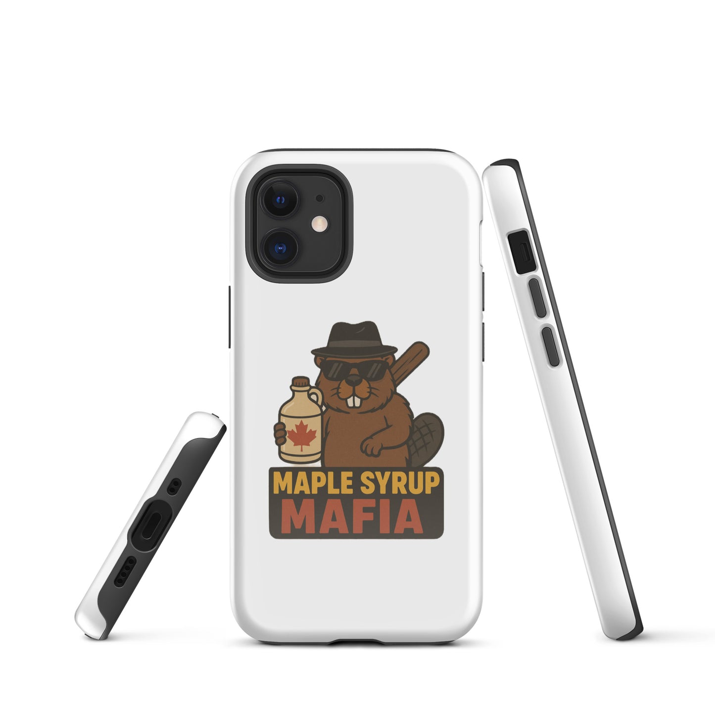 Maple Syrup Mafia Tough Case for iPhone®  from Rare Plus Apparel – unique movie & pop culture inspired design.