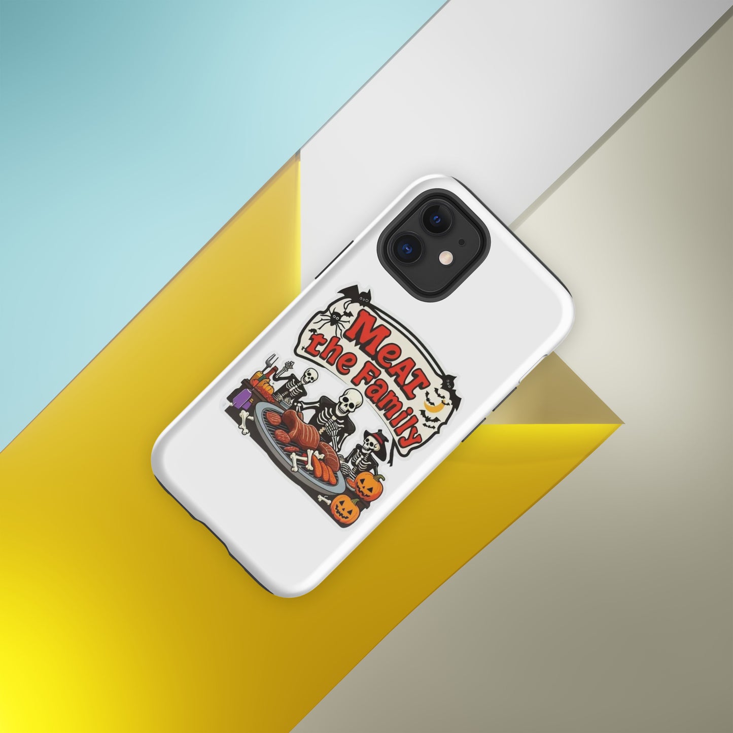 Meat The Family Tough Case for iPhone®  from Rare Plus Apparel – unique movie & pop culture inspired design.