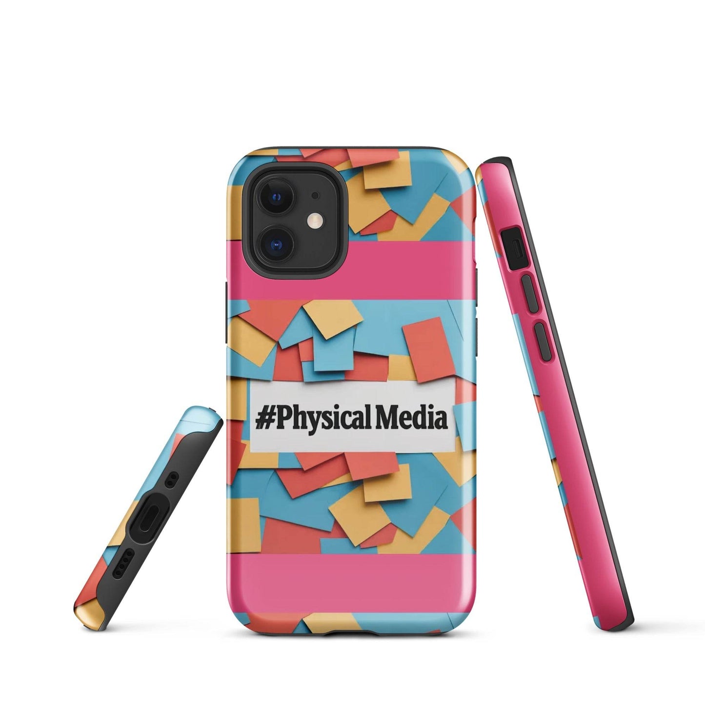 #PhysicalMedia Tough Case for iPhone®  from Rare Plus Apparel – unique movie & pop culture inspired design.