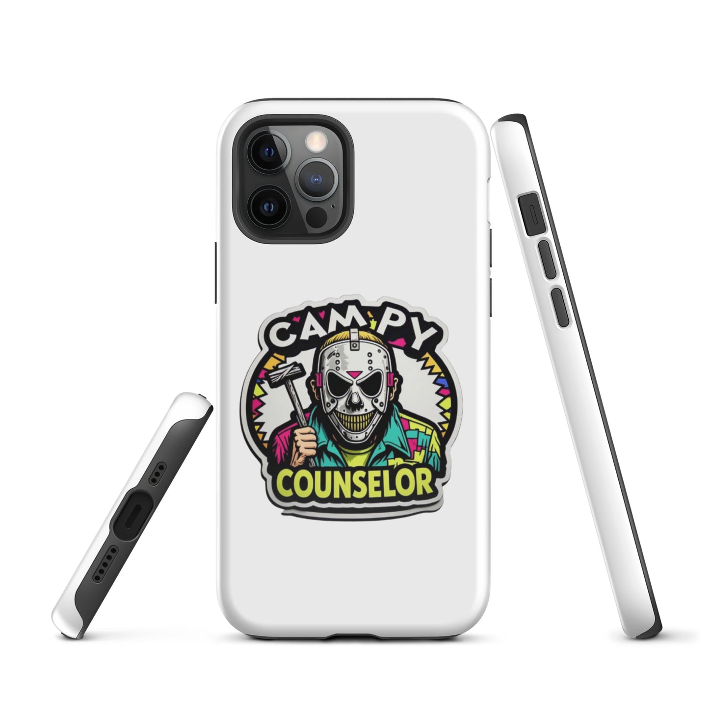 Campy Counselor Tough Case for iPhone®  from Rare Plus Apparel – unique movie & pop culture inspired design.