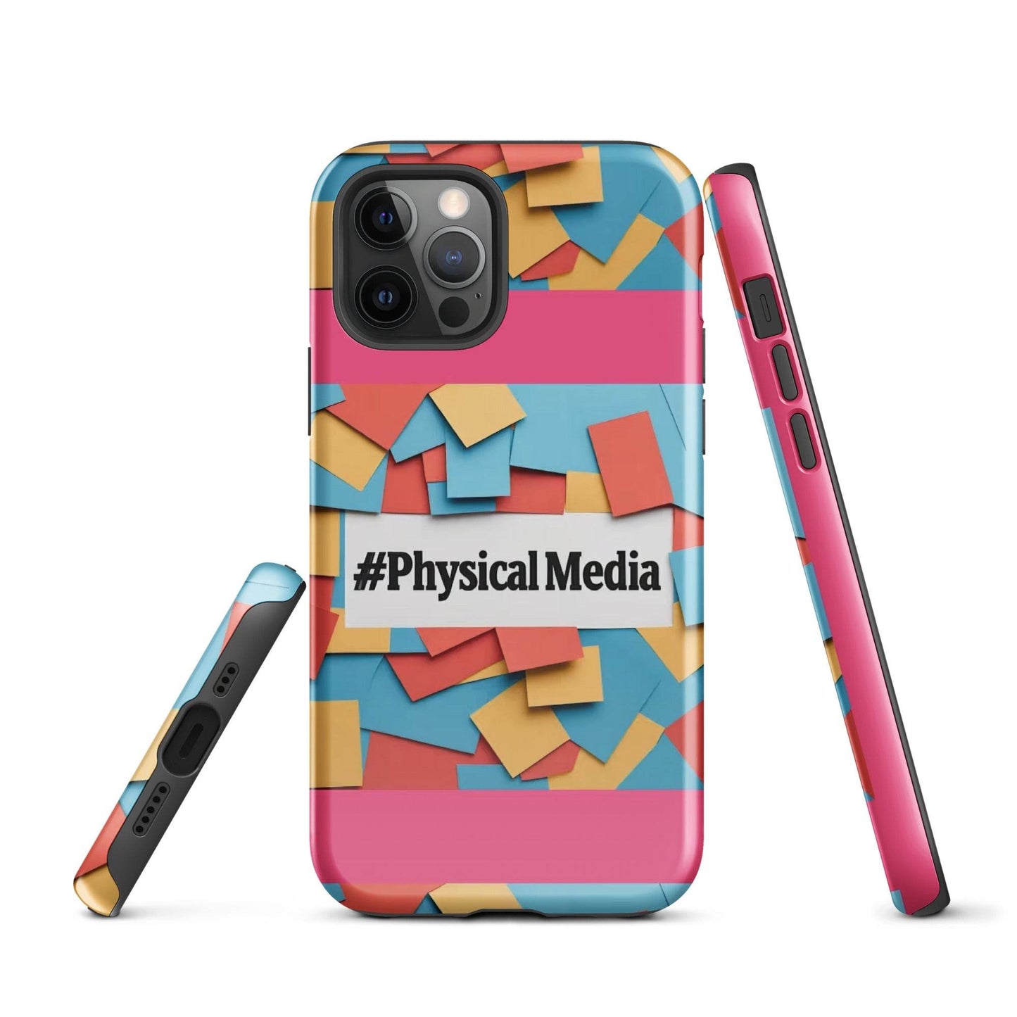 #PhysicalMedia Tough Case for iPhone®  from Rare Plus Apparel – unique movie & pop culture inspired design.