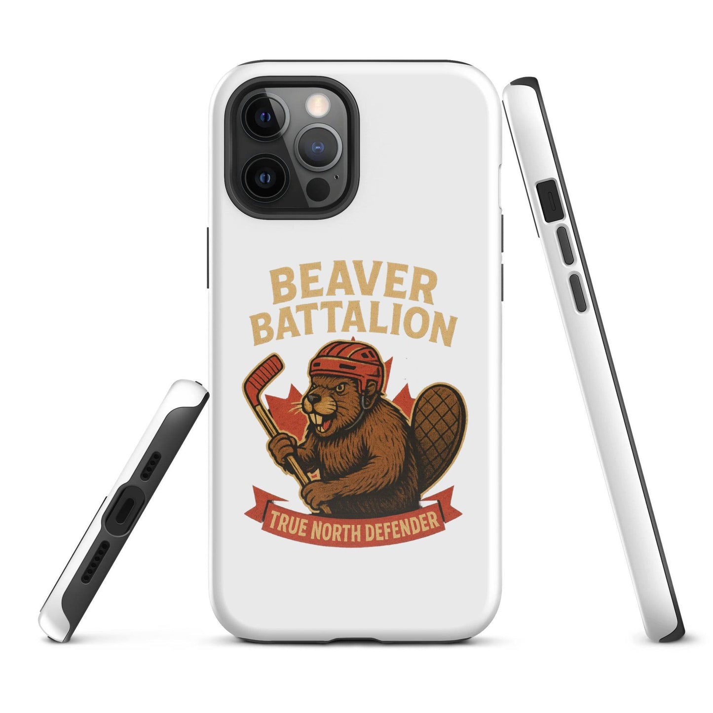 Beaver Battalion – True North Defender Tough Case for iPhone®  from Rare Plus Apparel – unique movie & pop culture inspired design.