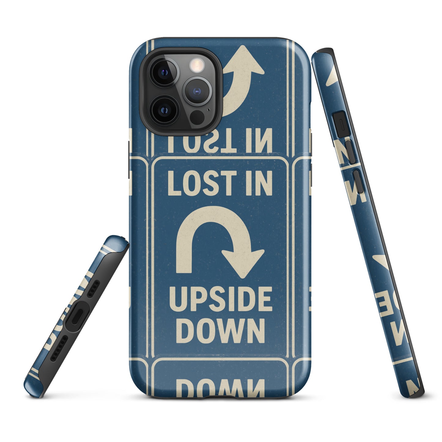 Lost in the Upside Down Tough Case for iPhone®  from Rare Plus Apparel – unique movie & pop culture inspired design.