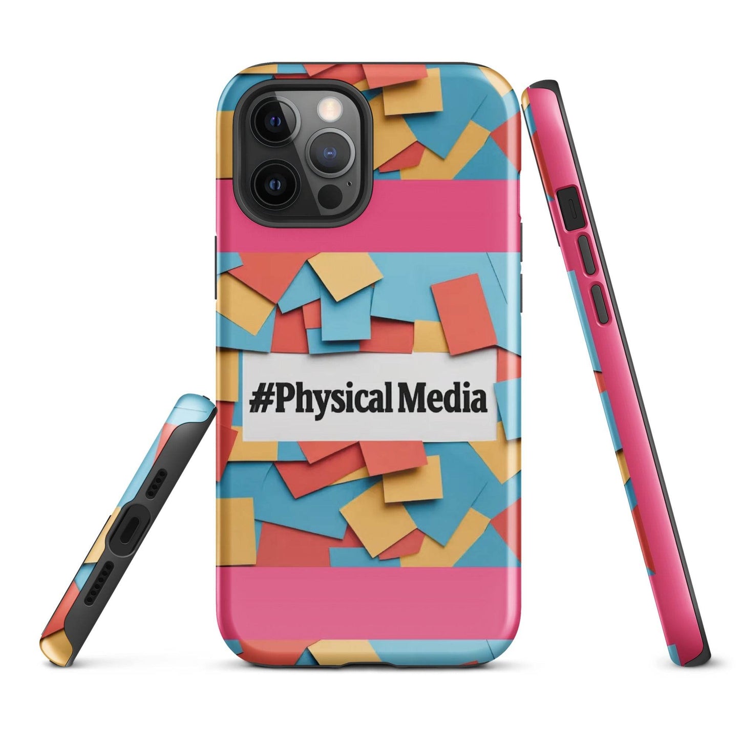 #PhysicalMedia Tough Case for iPhone®  from Rare Plus Apparel – unique movie & pop culture inspired design.