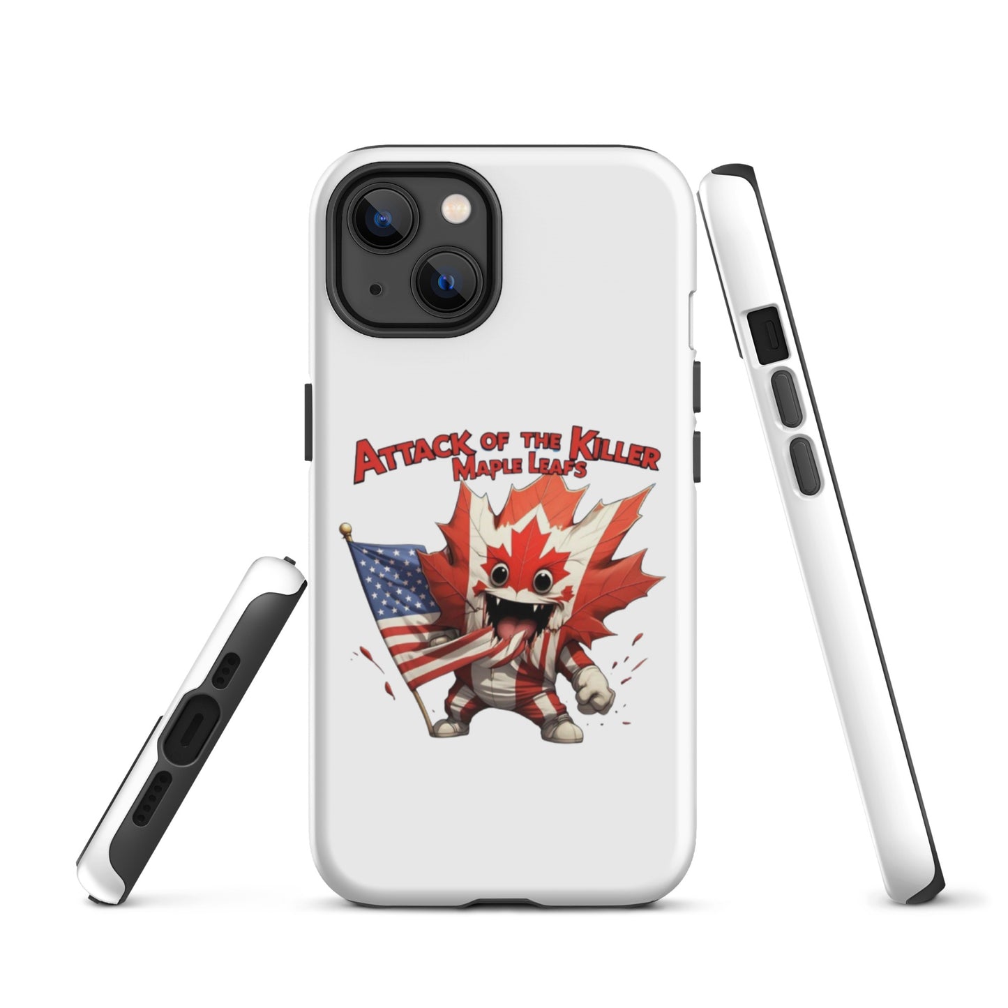 Maple Mayhem Tough Case for iPhone®  from Rare Plus Apparel – unique movie & pop culture inspired design.