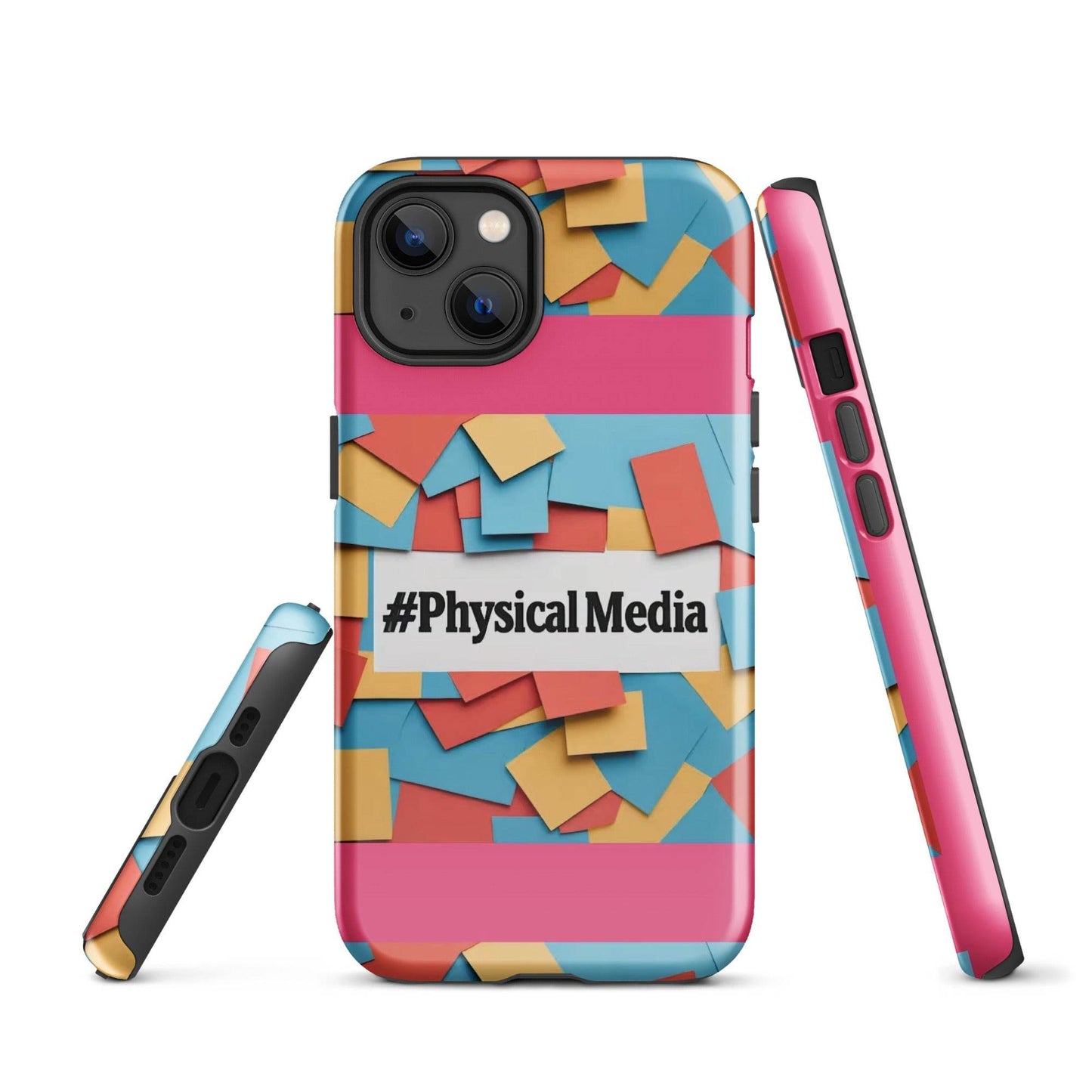 #PhysicalMedia Tough Case for iPhone®  from Rare Plus Apparel – unique movie & pop culture inspired design.