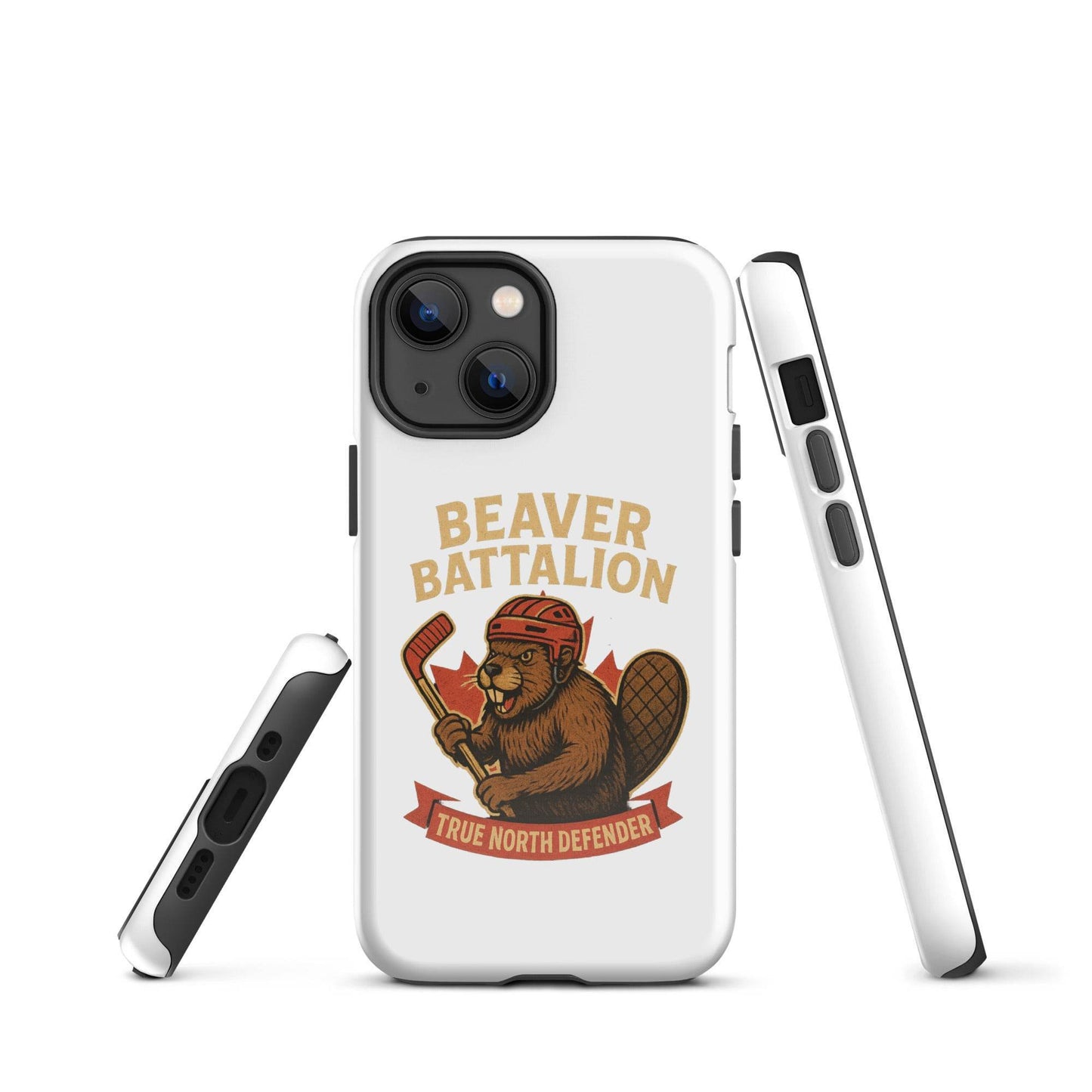 Beaver Battalion – True North Defender Tough Case for iPhone®  from Rare Plus Apparel – unique movie & pop culture inspired design.