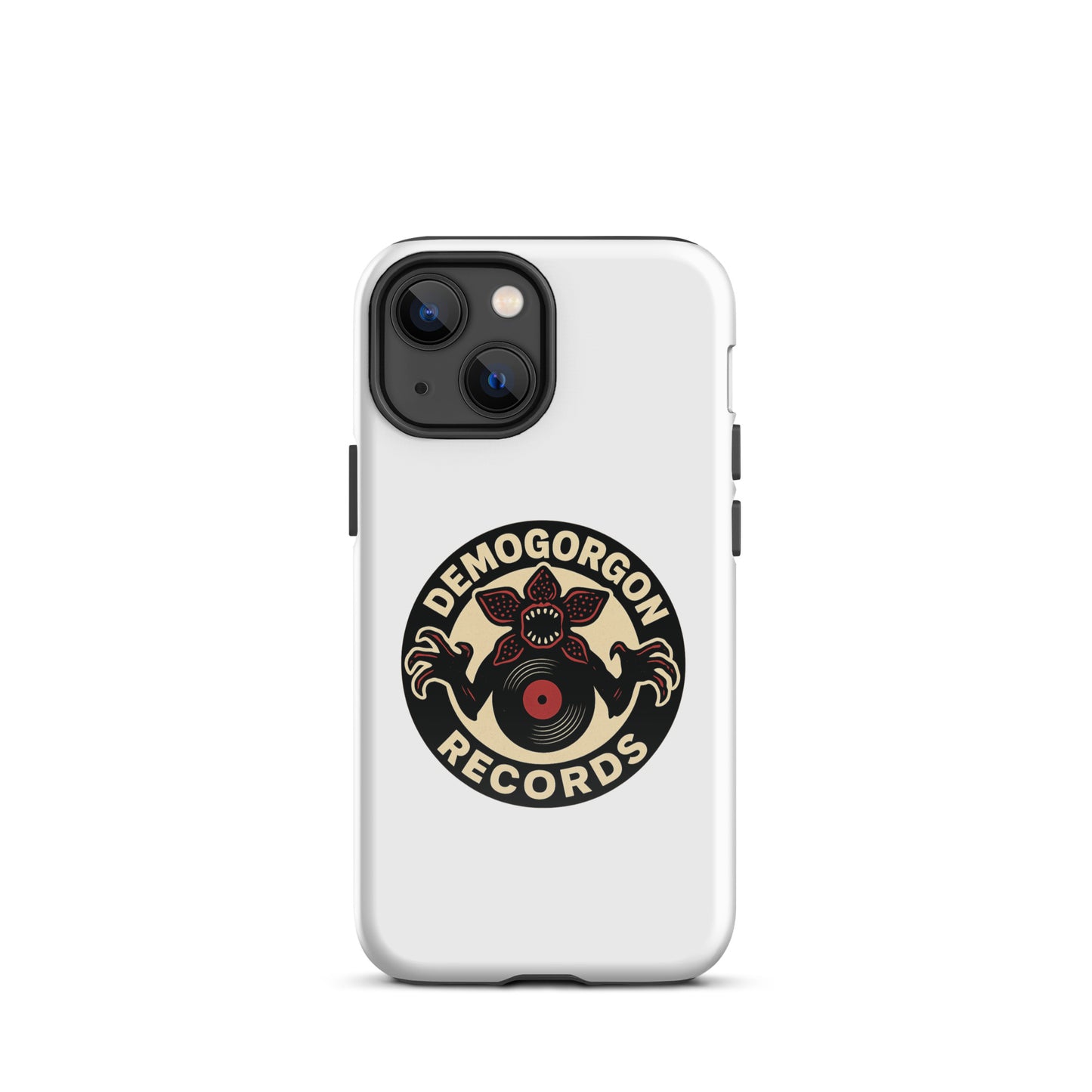 Demogorgon Records Tough Case for iPhone®  from Rare Plus Apparel – unique movie & pop culture inspired design.