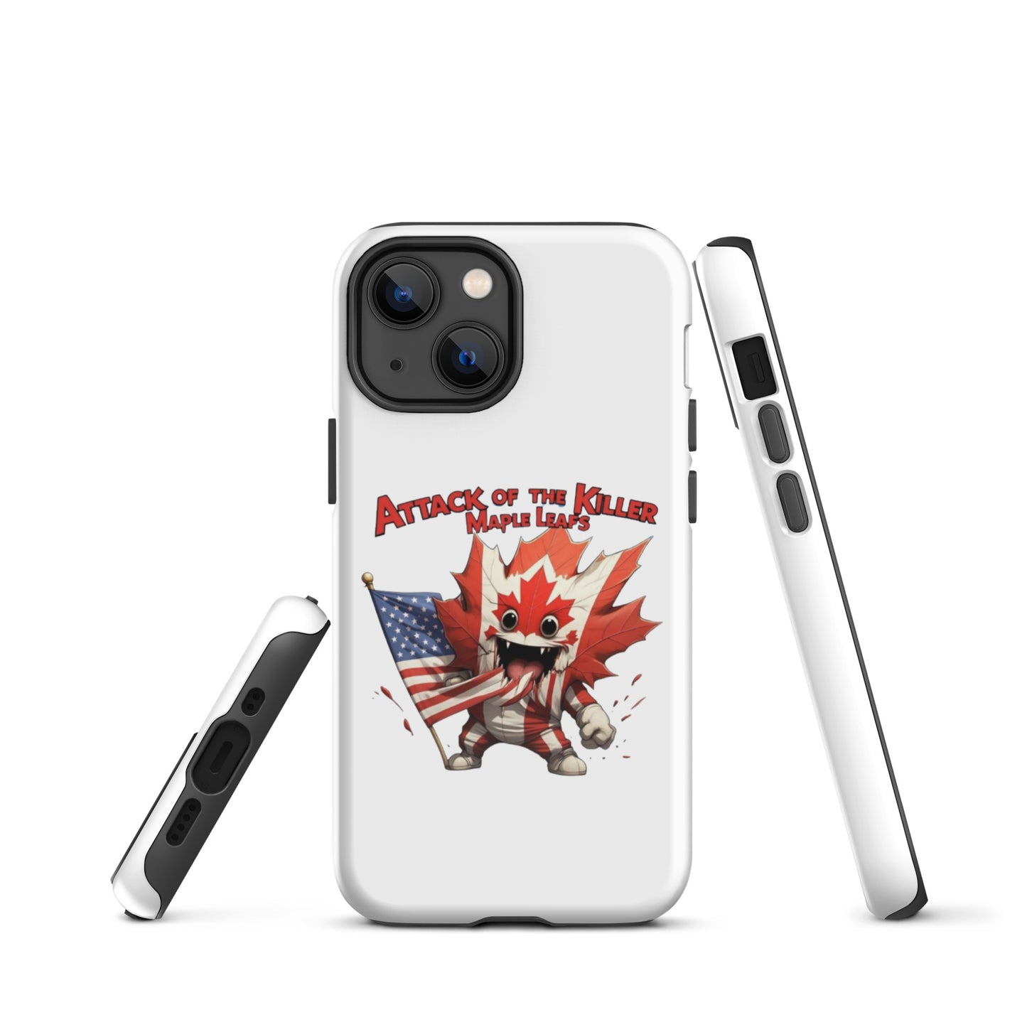 Maple Mayhem Tough Case for iPhone®  from Rare Plus Apparel – unique movie & pop culture inspired design.