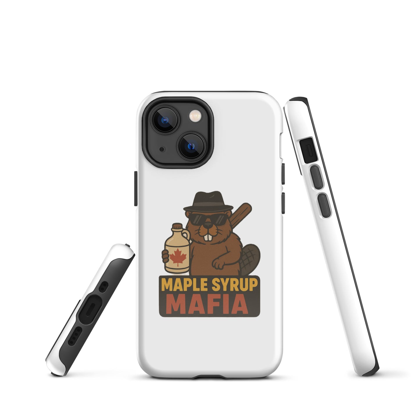 Maple Syrup Mafia Tough Case for iPhone®  from Rare Plus Apparel – unique movie & pop culture inspired design.