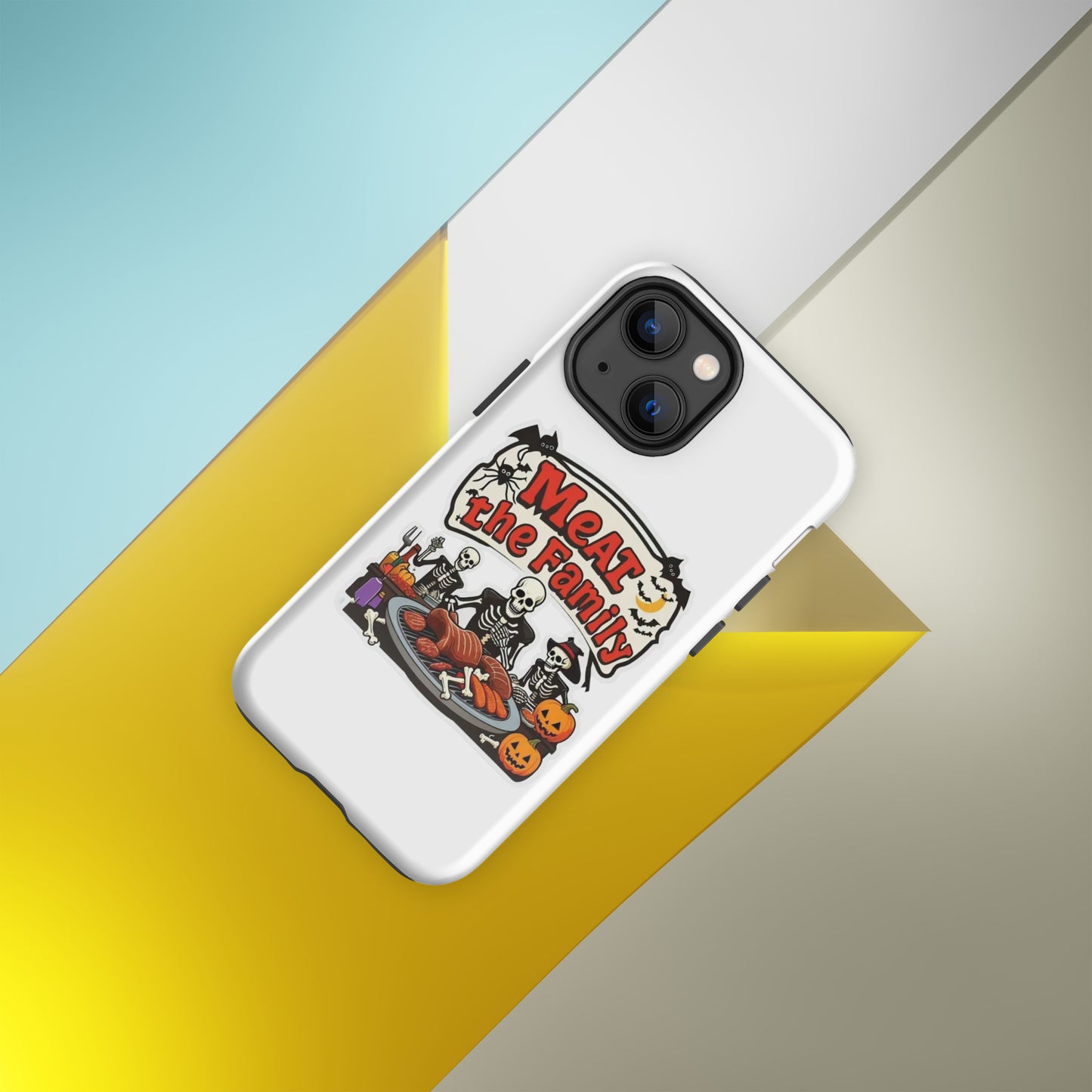 Meat The Family Tough Case for iPhone®  from Rare Plus Apparel – unique movie & pop culture inspired design.