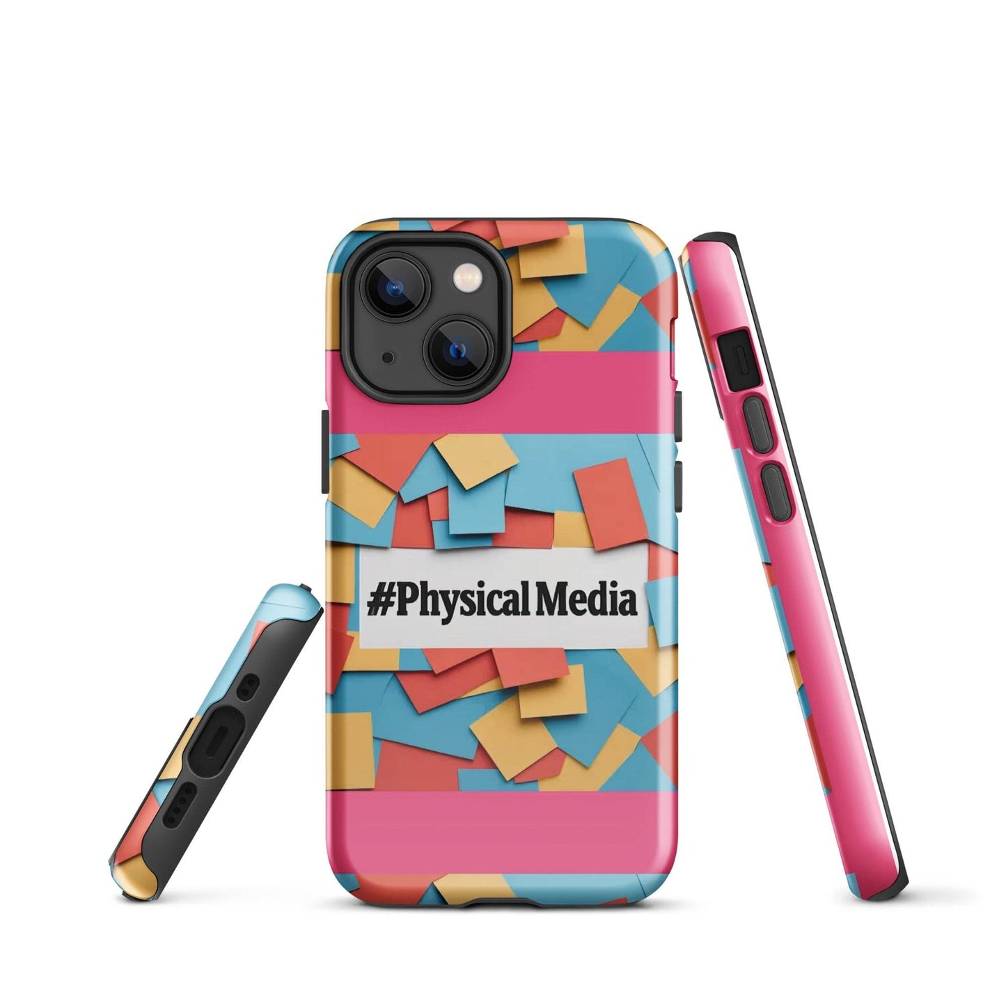 #PhysicalMedia Tough Case for iPhone®  from Rare Plus Apparel – unique movie & pop culture inspired design.