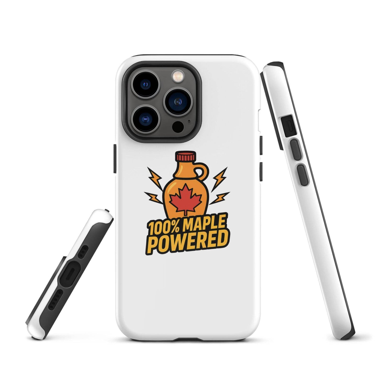 100% Maple Powered Tough Case for iPhone®  from Rare Plus Apparel – unique movie & pop culture inspired design.