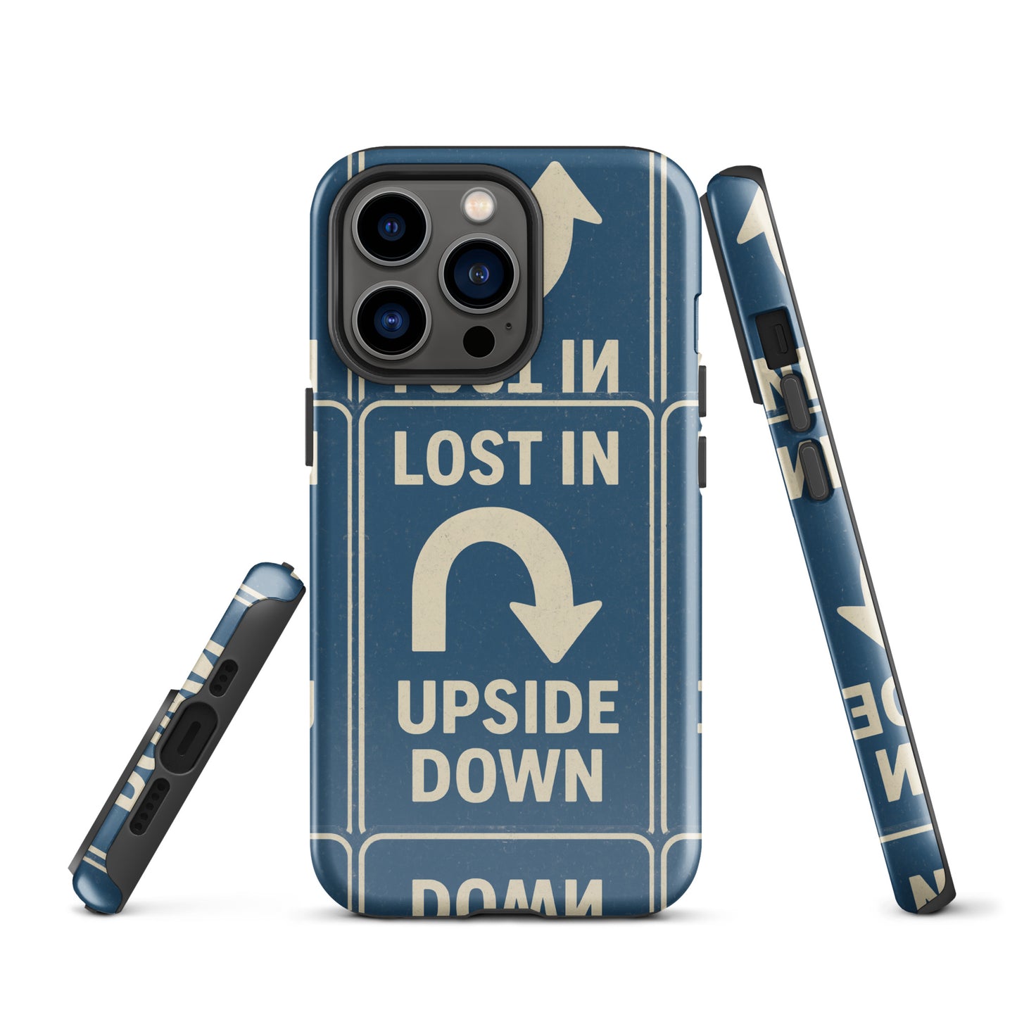 Lost in the Upside Down Tough Case for iPhone®  from Rare Plus Apparel – unique movie & pop culture inspired design.