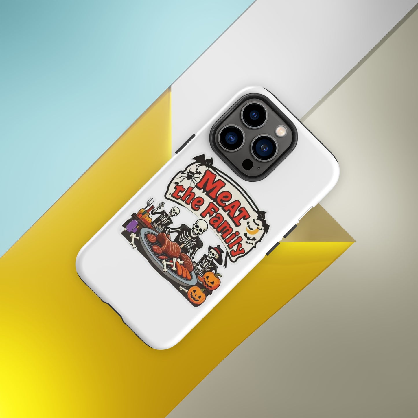Meat The Family Tough Case for iPhone®  from Rare Plus Apparel – unique movie & pop culture inspired design.