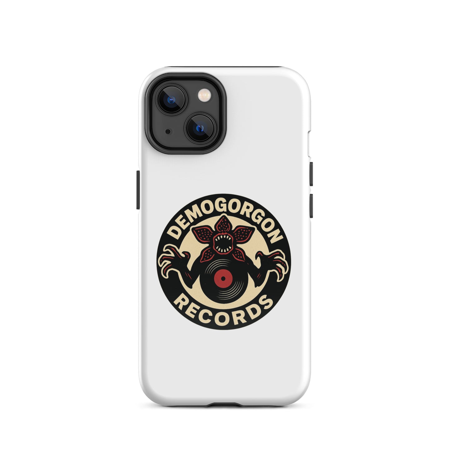 Demogorgon Records Tough Case for iPhone®  from Rare Plus Apparel – unique movie & pop culture inspired design.