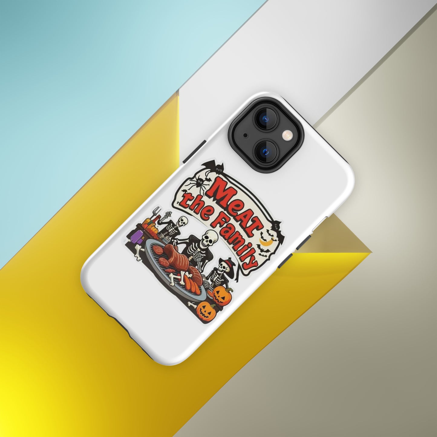 Meat The Family Tough Case for iPhone®  from Rare Plus Apparel – unique movie & pop culture inspired design.