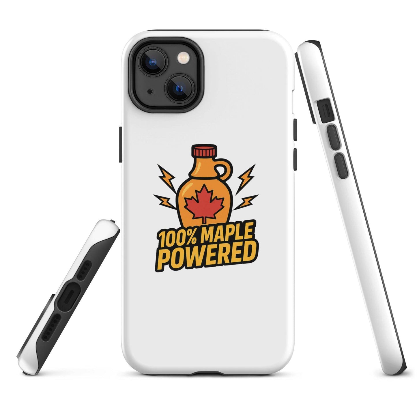 100% Maple Powered Tough Case for iPhone®  from Rare Plus Apparel – unique movie & pop culture inspired design.
