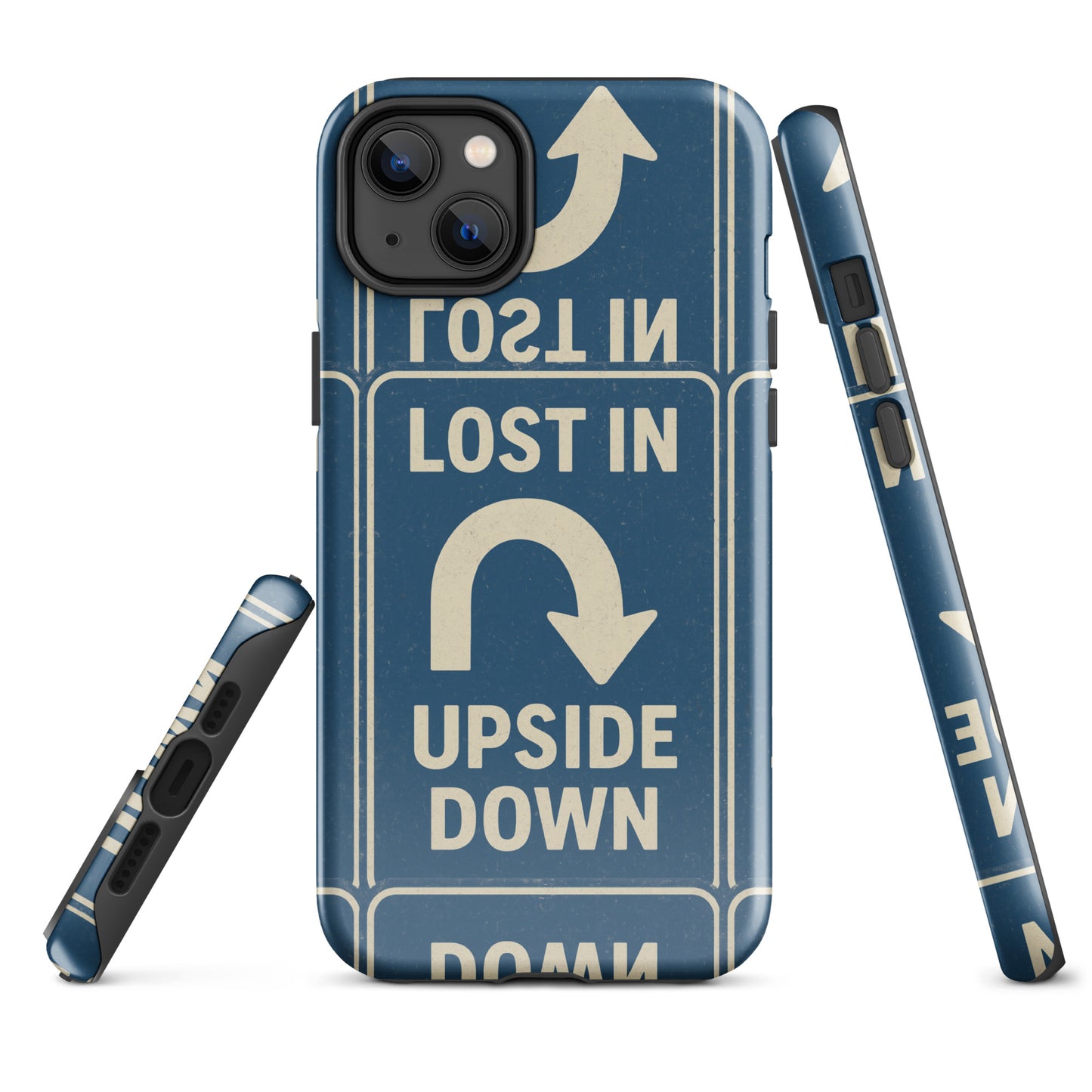 Lost in the Upside Down Tough Case for iPhone®  from Rare Plus Apparel – unique movie & pop culture inspired design.