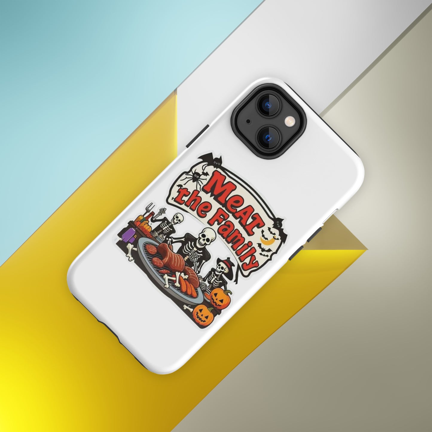 Meat The Family Tough Case for iPhone®  from Rare Plus Apparel – unique movie & pop culture inspired design.