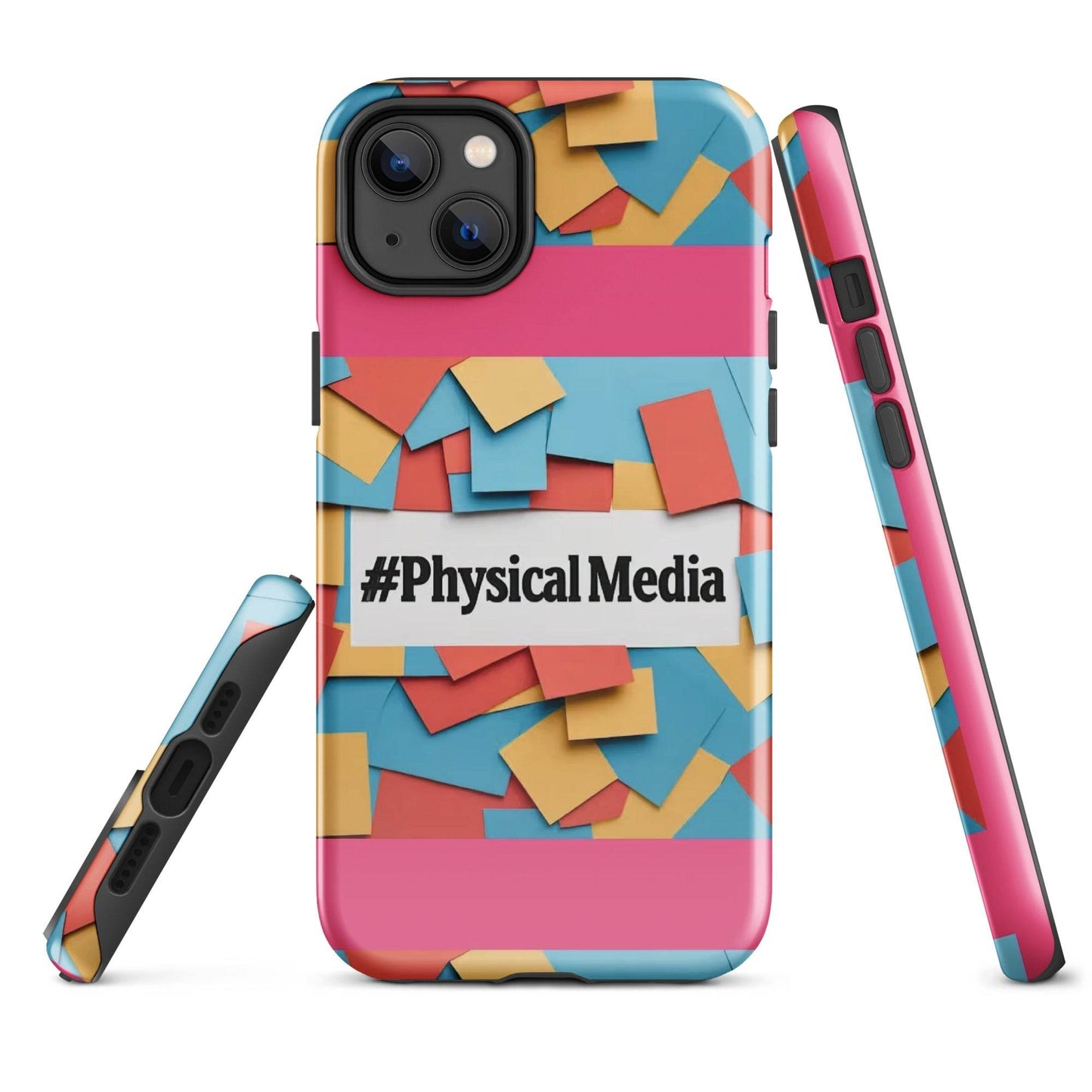 #PhysicalMedia Tough Case for iPhone® - Rare Plus Apparel!