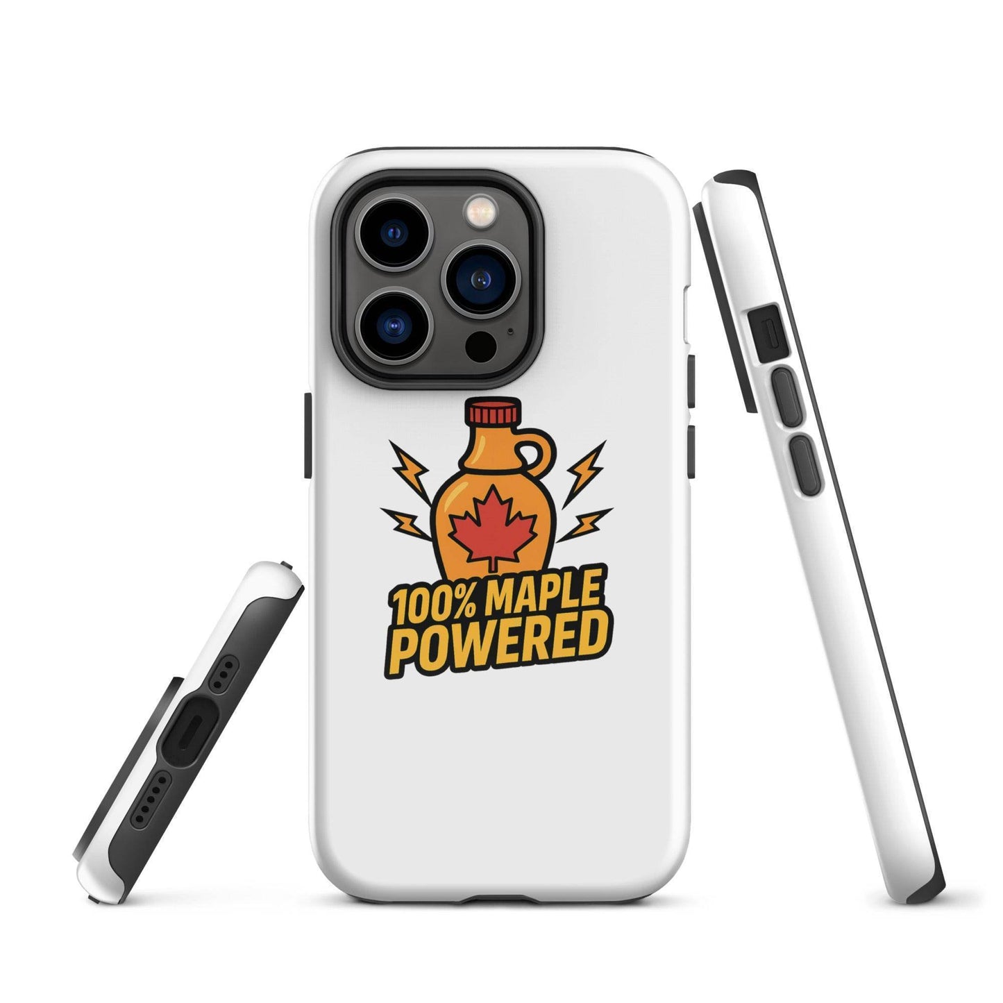 100% Maple Powered Tough Case for iPhone®  from Rare Plus Apparel – unique movie & pop culture inspired design.