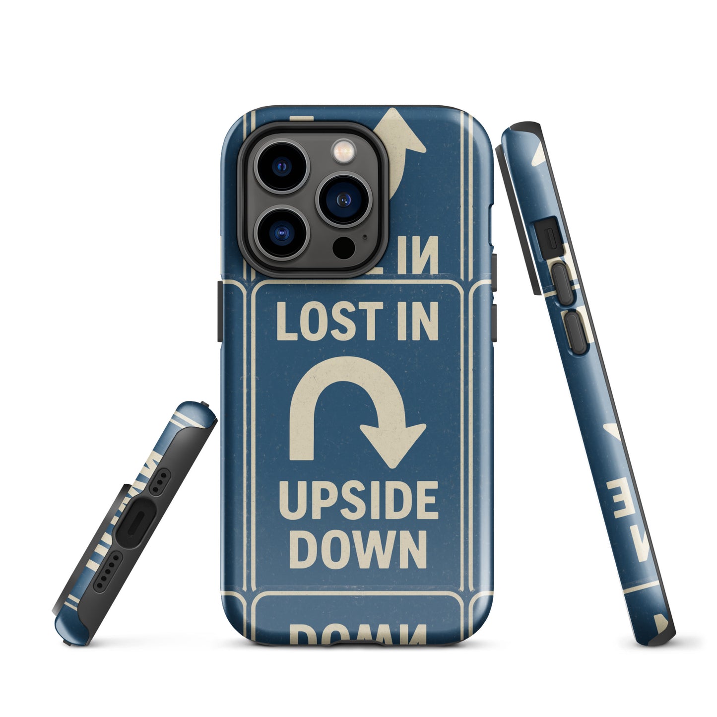 Lost in the Upside Down Tough Case for iPhone®  from Rare Plus Apparel – unique movie & pop culture inspired design.