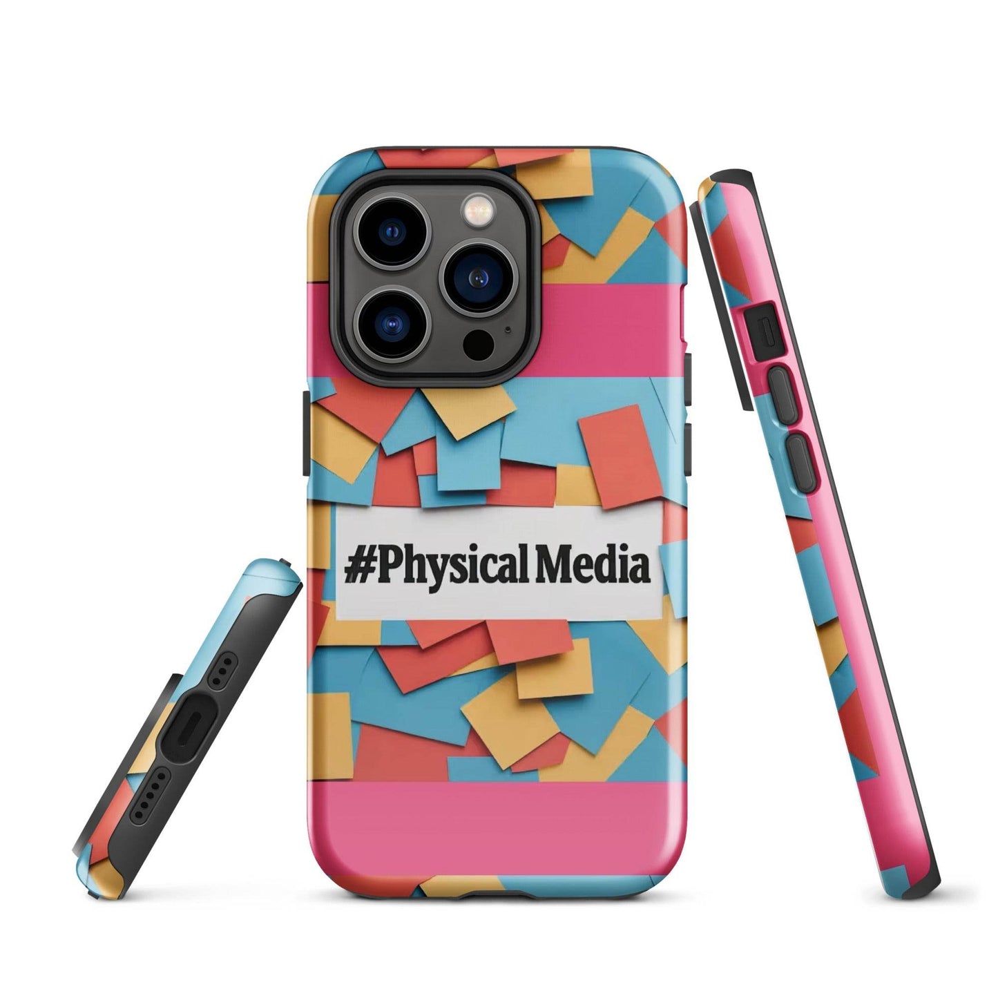 #PhysicalMedia Tough Case for iPhone® - Rare Plus Apparel!