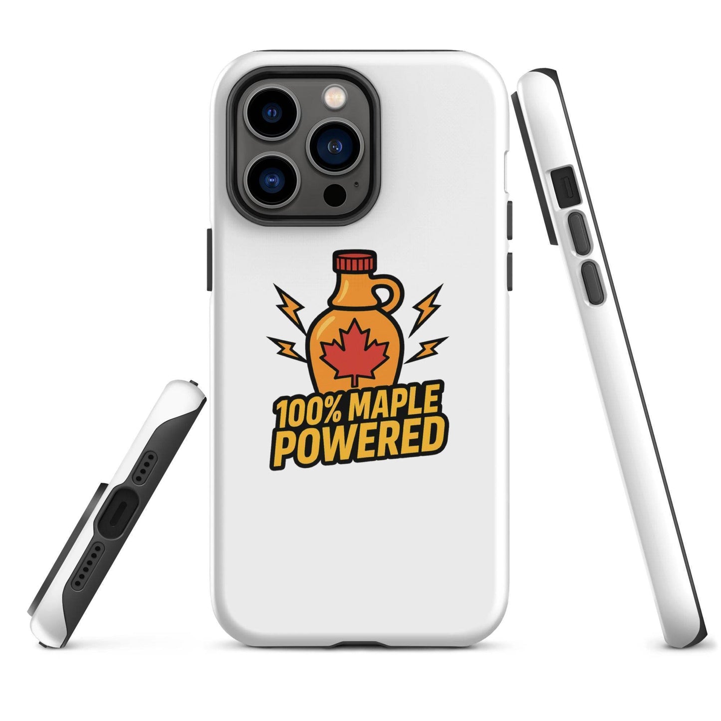 100% Maple Powered Tough Case for iPhone®  from Rare Plus Apparel – unique movie & pop culture inspired design.