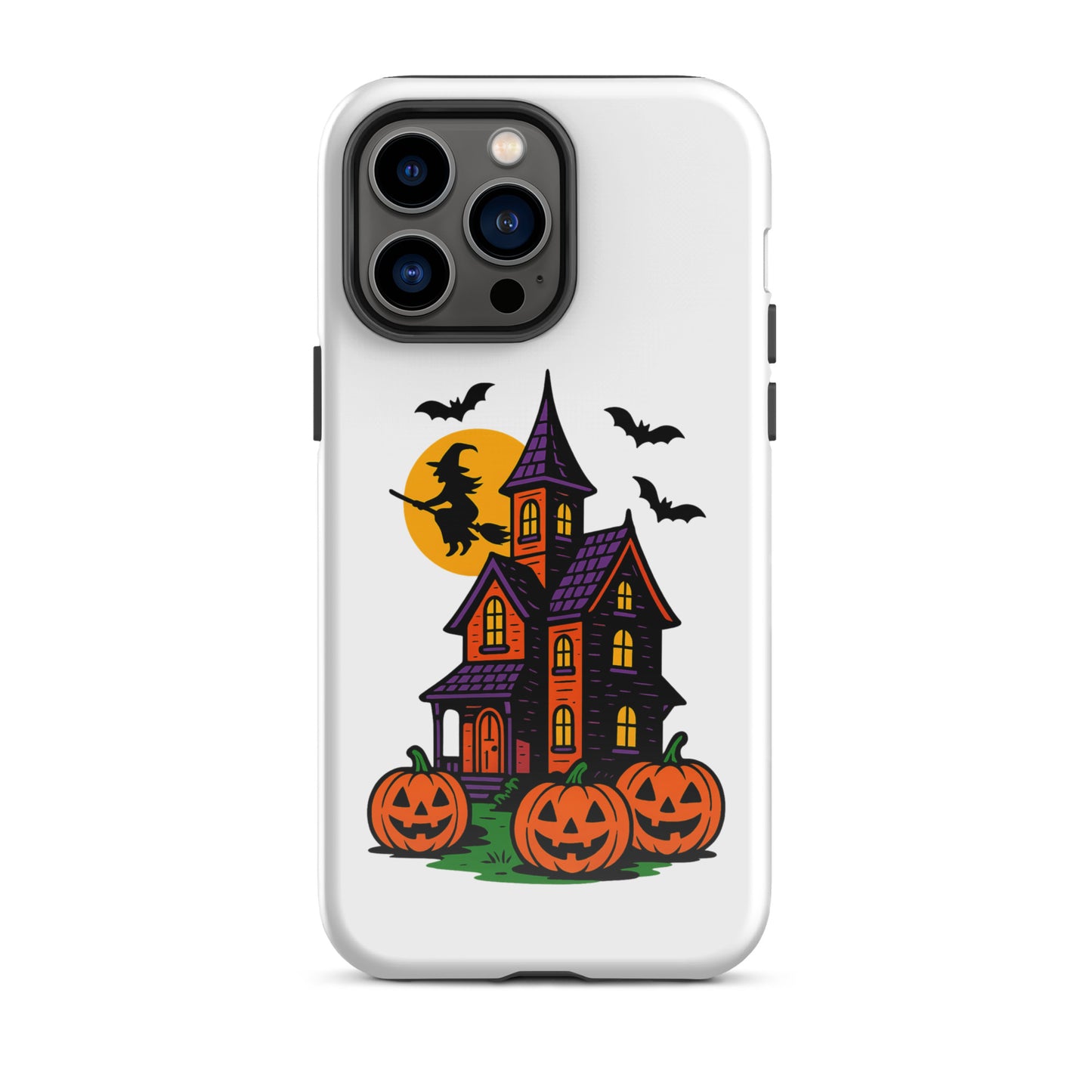 Haunted Halloween House Tough Case for iPhone®  from Rare Plus Apparel – unique movie & pop culture inspired design.