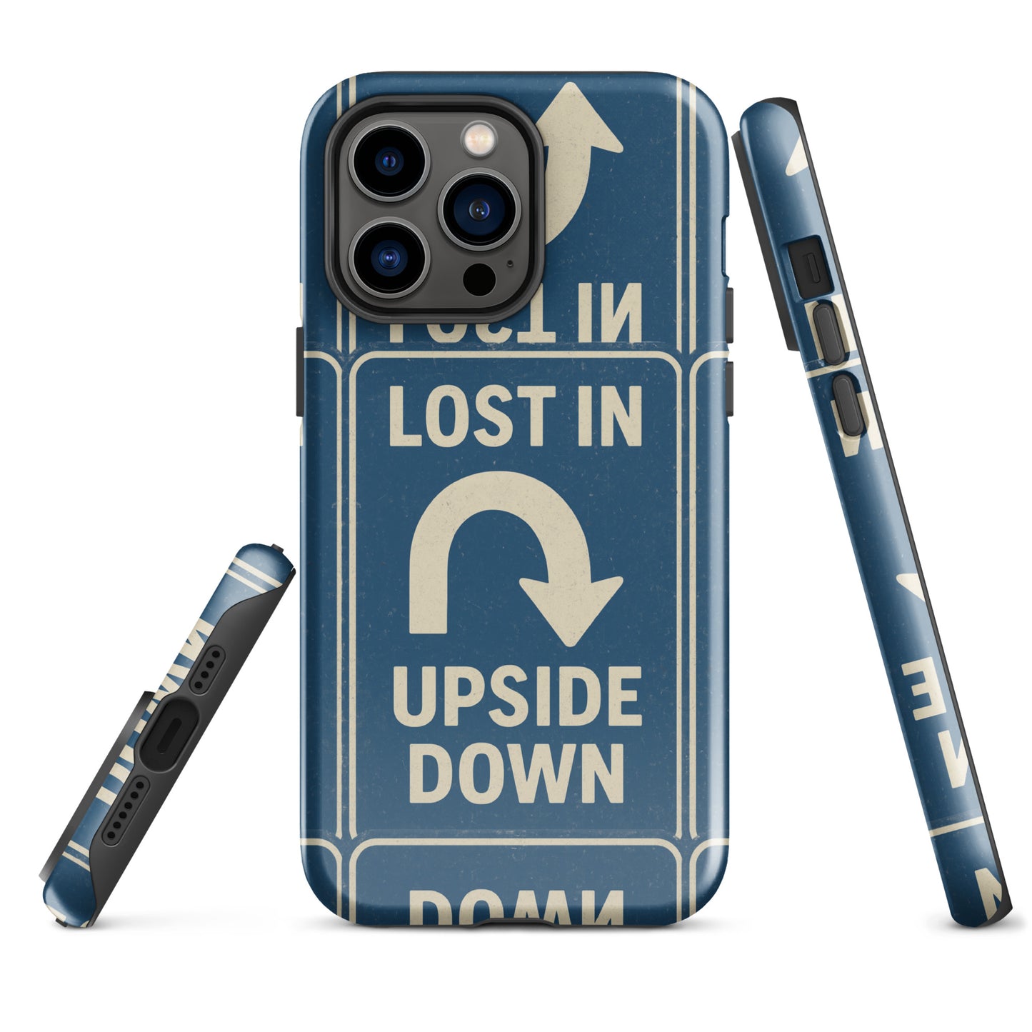 Lost in the Upside Down Tough Case for iPhone®  from Rare Plus Apparel – unique movie & pop culture inspired design.