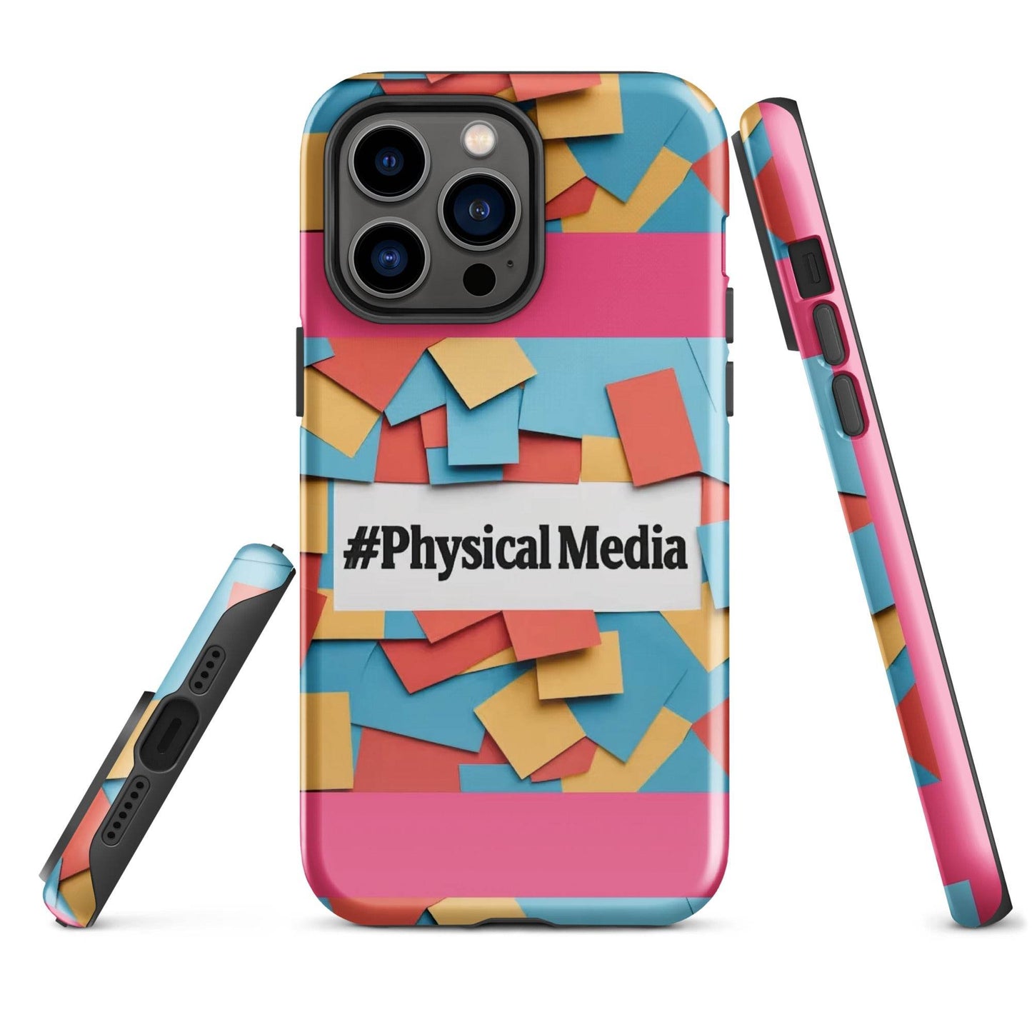 #PhysicalMedia Tough Case for iPhone® - Rare Plus Apparel!