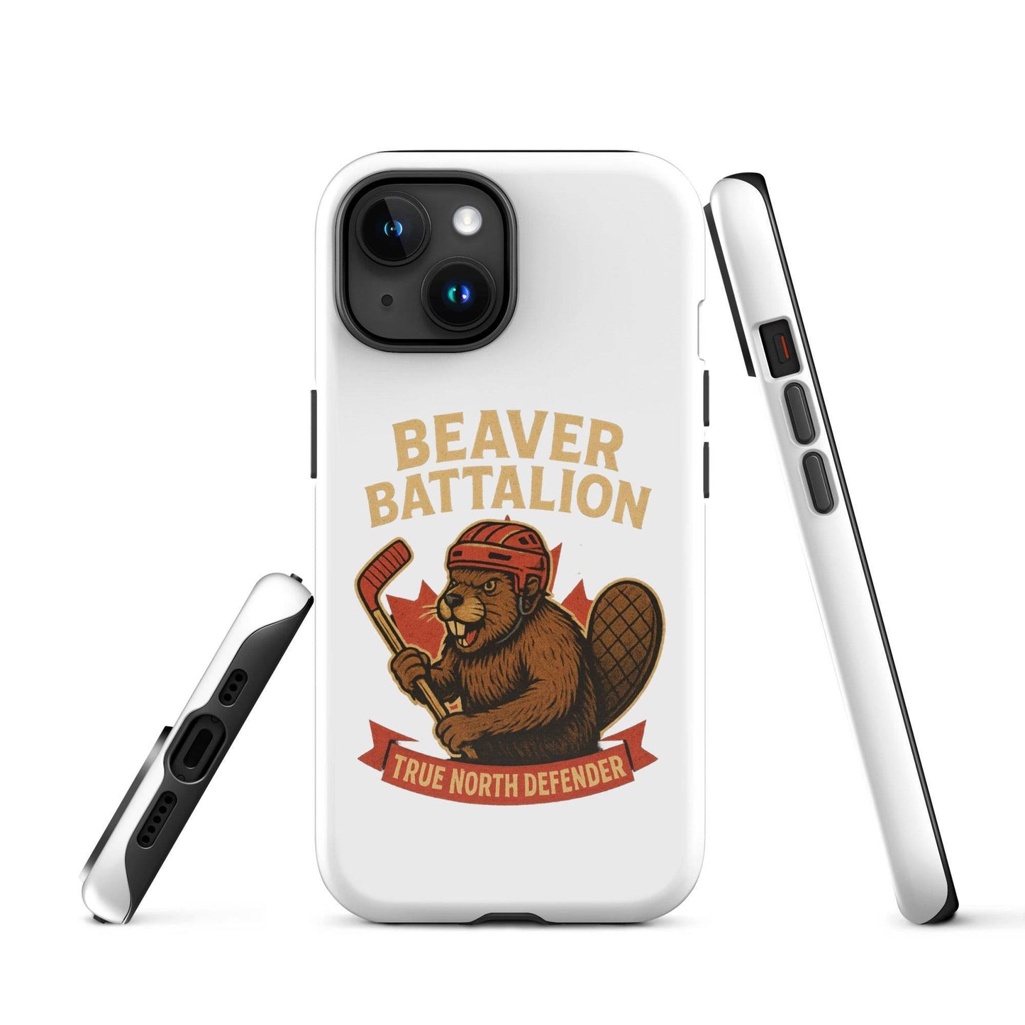Beaver Battalion – True North Defender Tough Case for iPhone®  from Rare Plus Apparel – unique movie & pop culture inspired design.