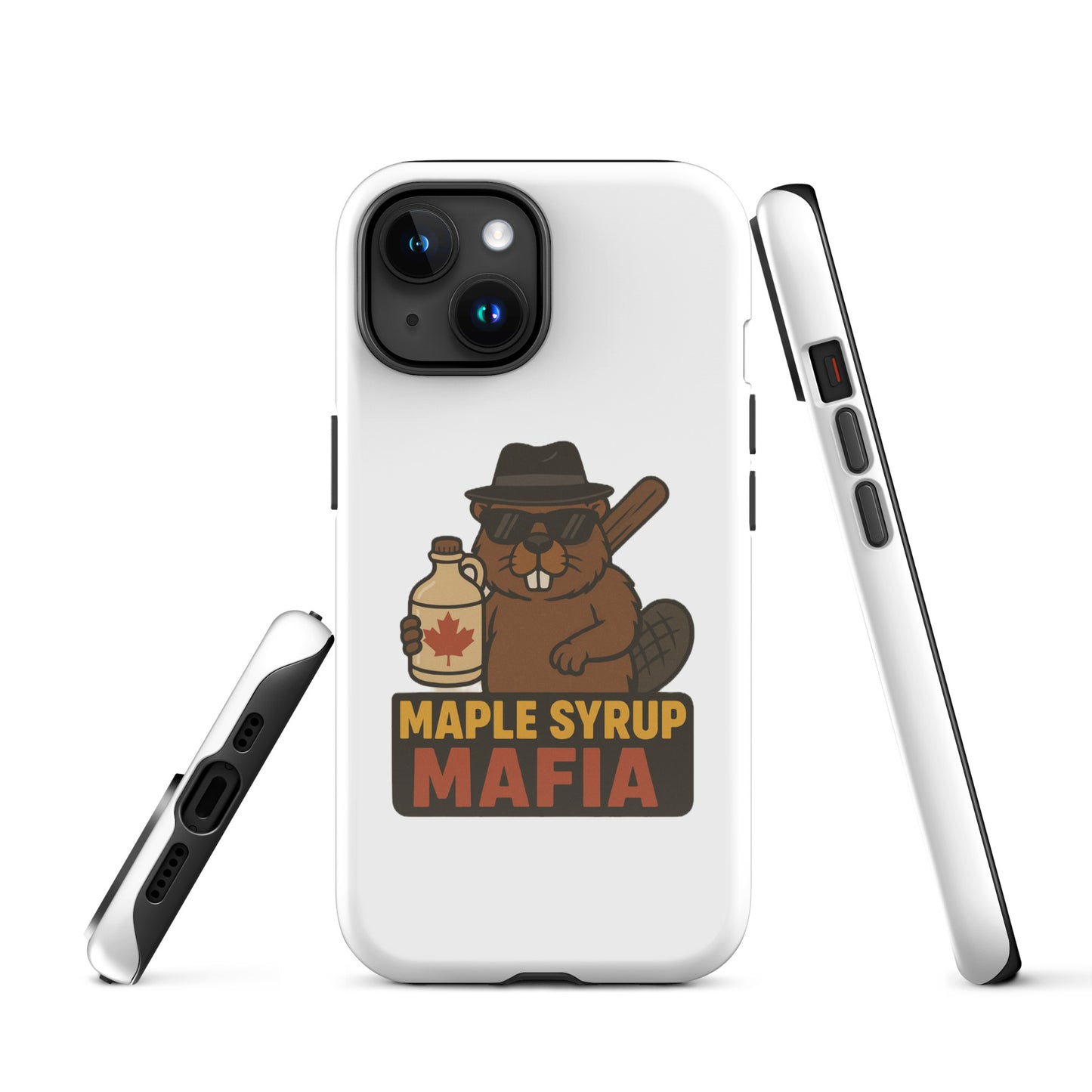 Maple Syrup Mafia Tough Case for iPhone®  from Rare Plus Apparel – unique movie & pop culture inspired design.