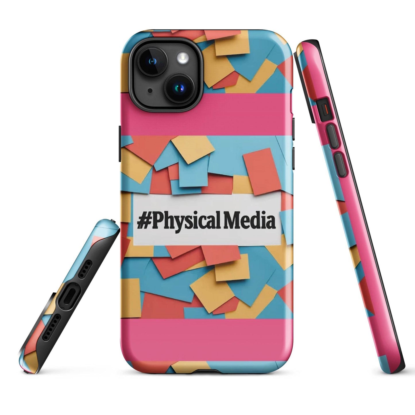 #PhysicalMedia Tough Case for iPhone® - Rare Plus Apparel!