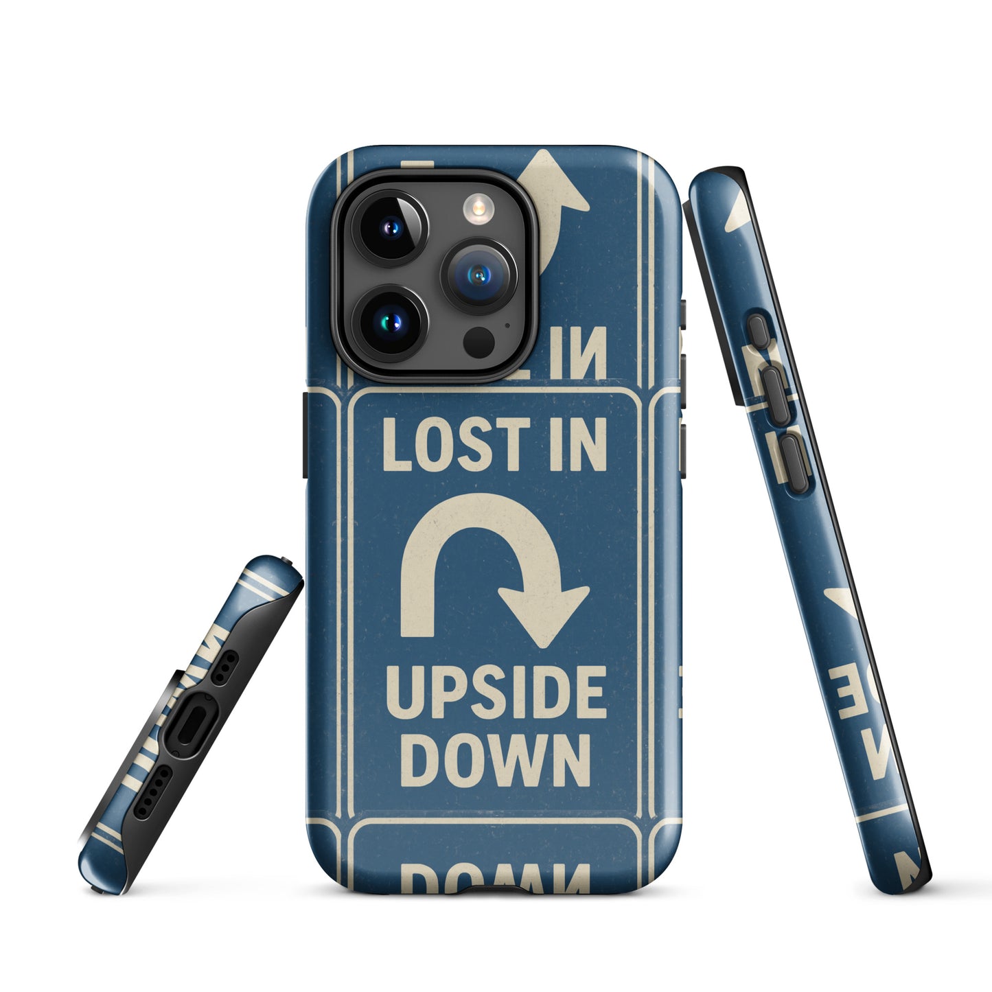 Lost in the Upside Down Tough Case for iPhone®  from Rare Plus Apparel – unique movie & pop culture inspired design.